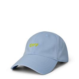 Off White Embroidered Stamp Baseball Cap