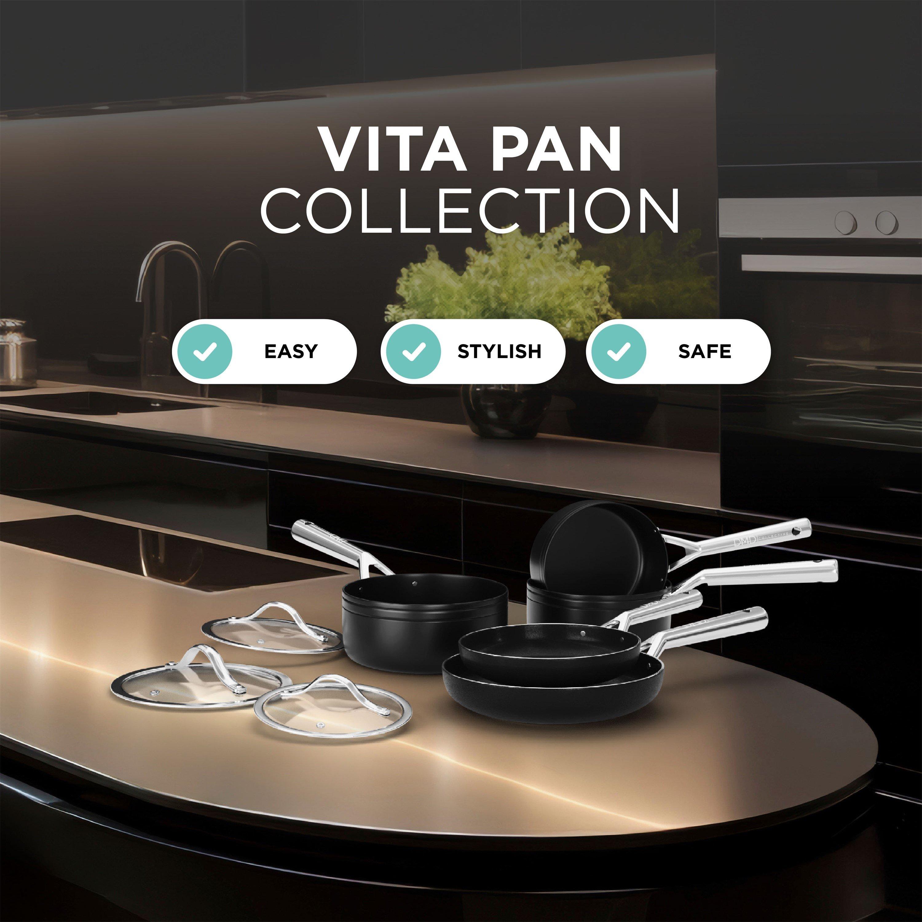Black - DMD Collective - Vita Deluxe Pan Set - 3 Piece - 7