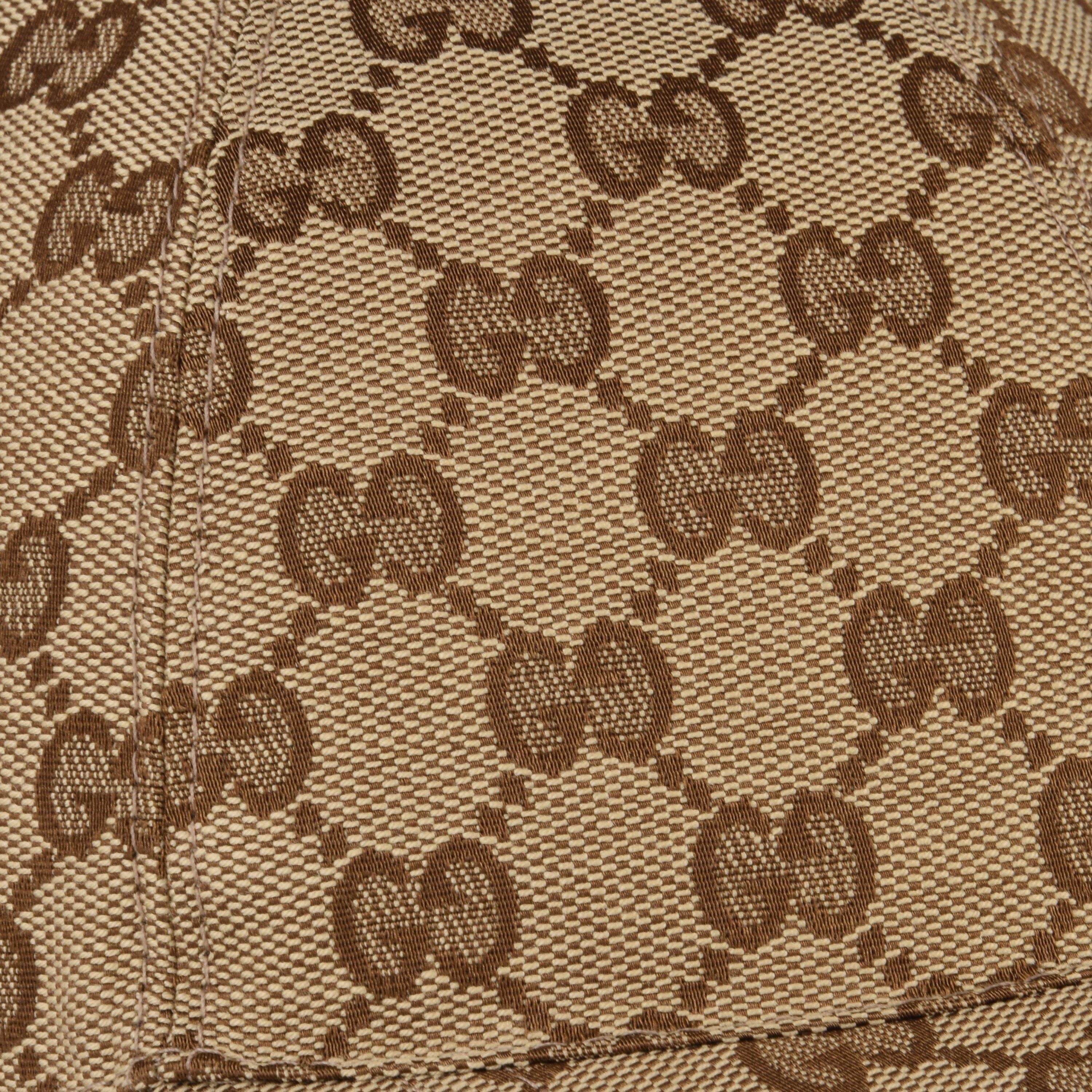 Brown 2140 - Gucci - Boys' Motif Cotton Canvas Cap - 2