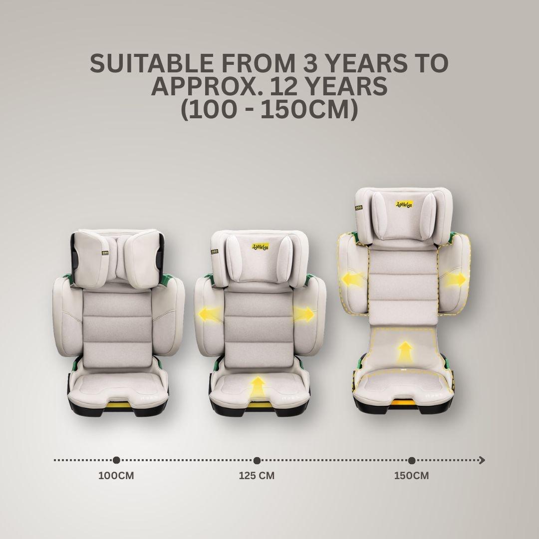 Milkstone - JoviKids - JoviKids Rober + Booster Car Seat - Milkstone - 2