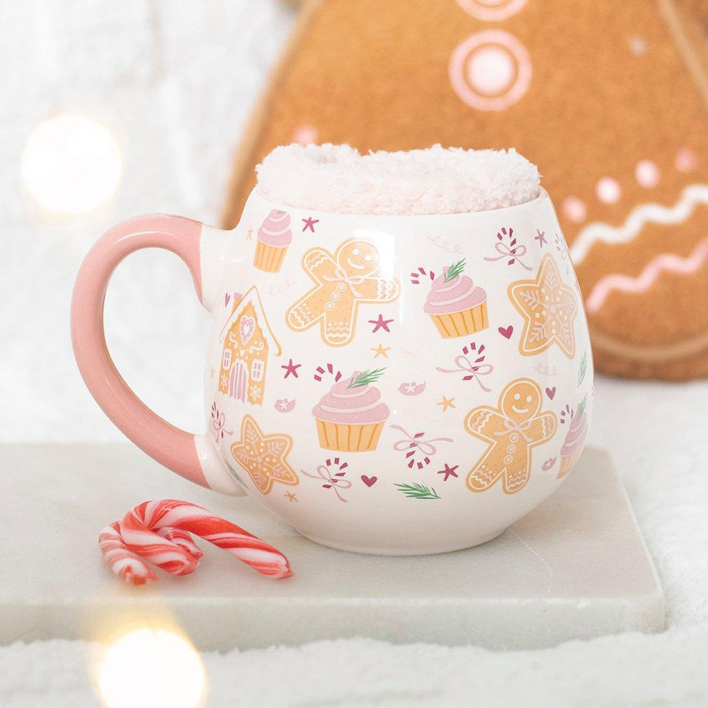 White - Something Different - Sugarplum Bakery Print Mug and Socks Set - 1