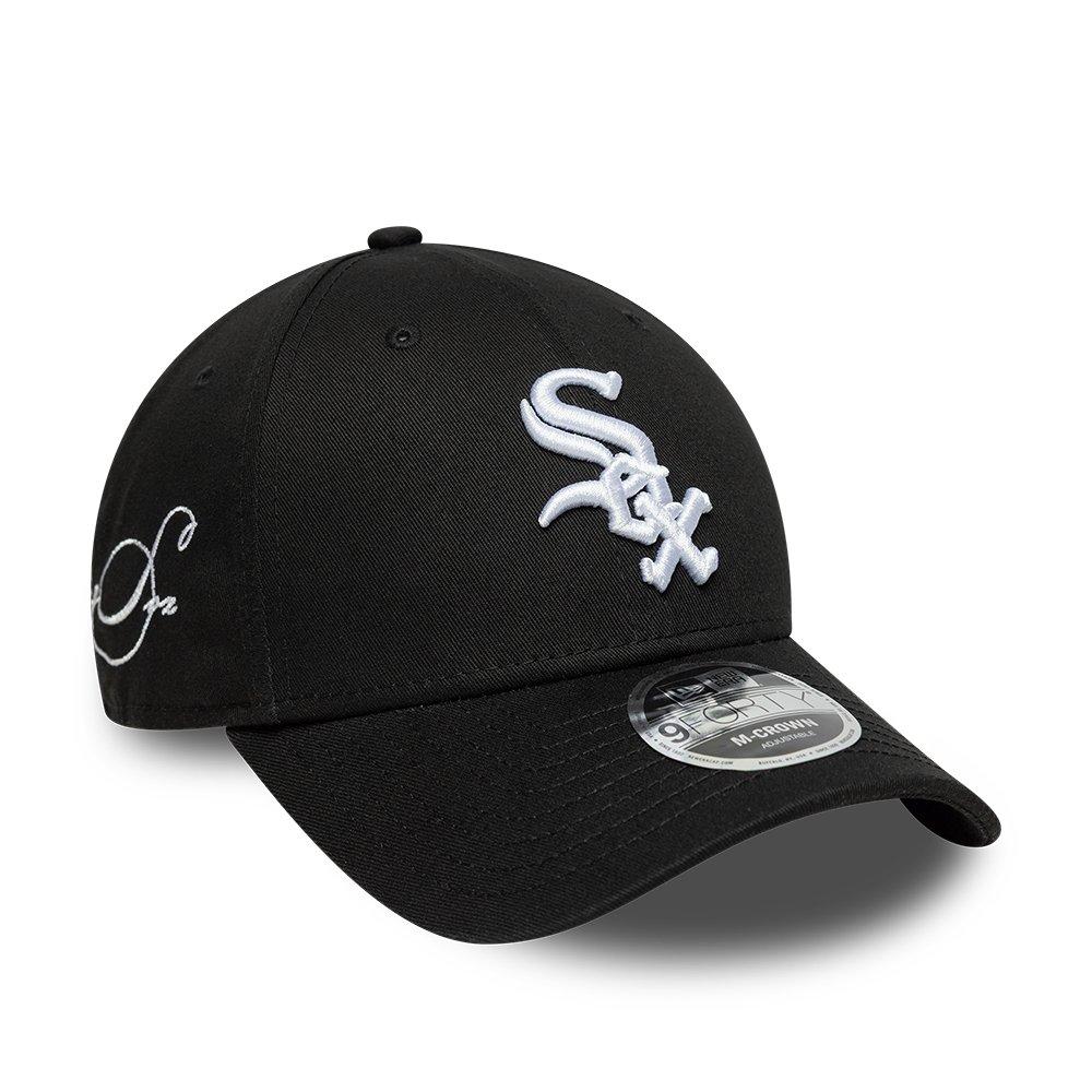Sox Black - New Era - 9FORTY M-CROWN Side Script Cap - 4