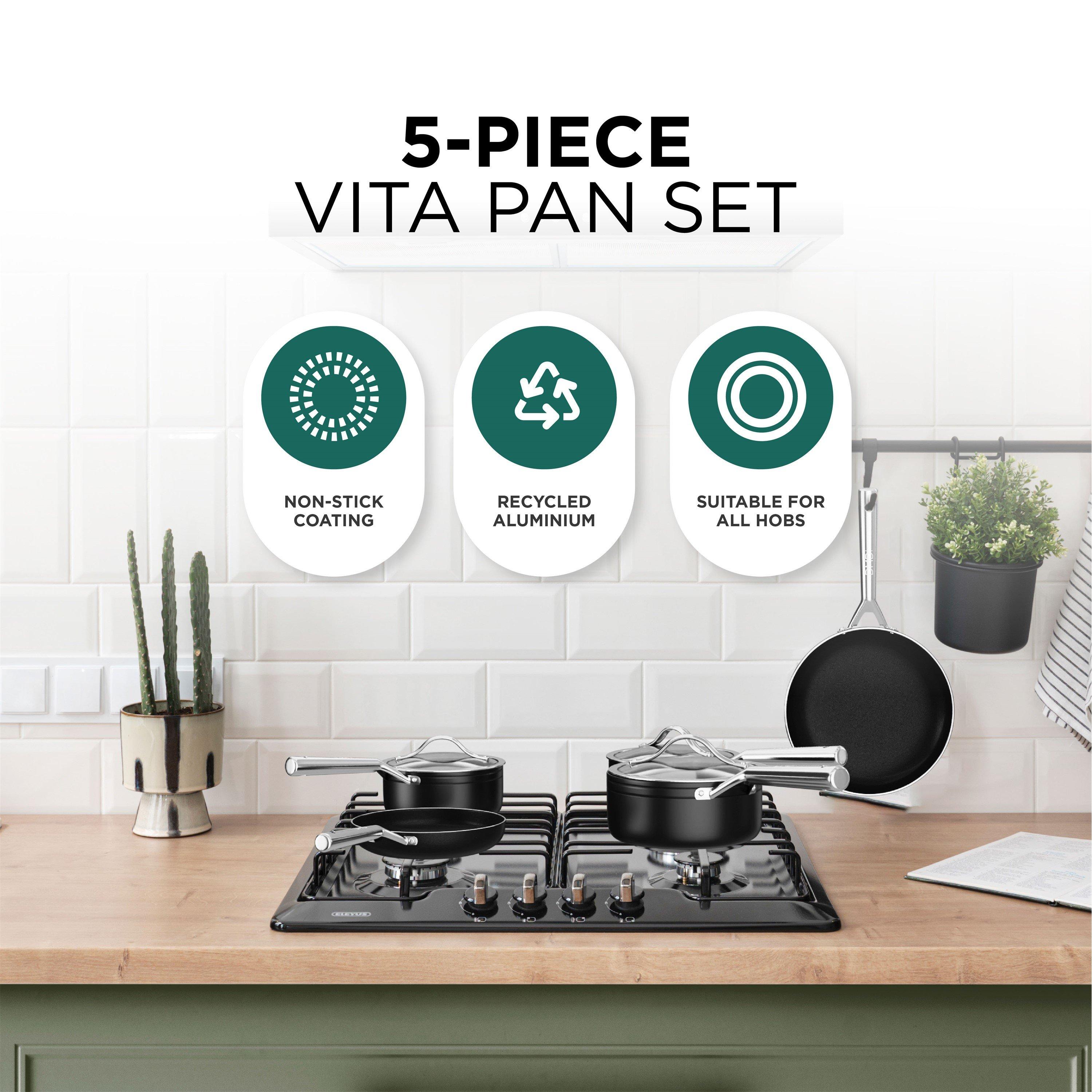 Black - DMD Collective - Vita Deluxe Pan Set - 5 Piece - 3