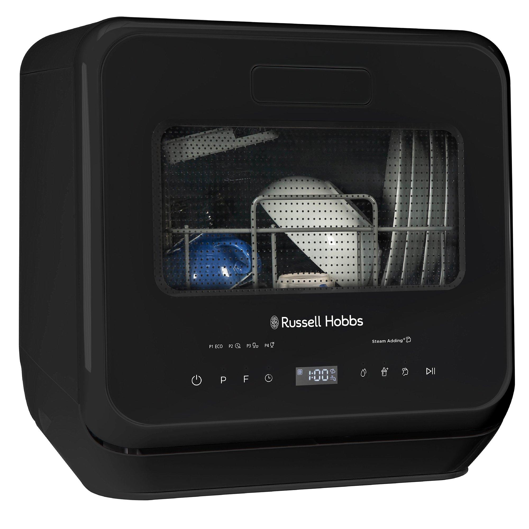 Black - Russell Hobbs - RH2TTDW0D1B 2 Place Setting Table Top Dishwasher - 10