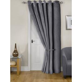 Emma Barclay Midnight - Velvet Blackout Door Curtain