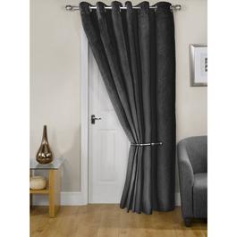 Emma Barclay Midnight - Velvet Blackout Door Curtain