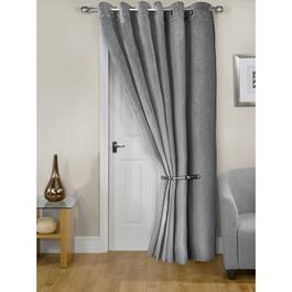 Emma Barclay Midnight - Velvet Blackout Door Curtain
