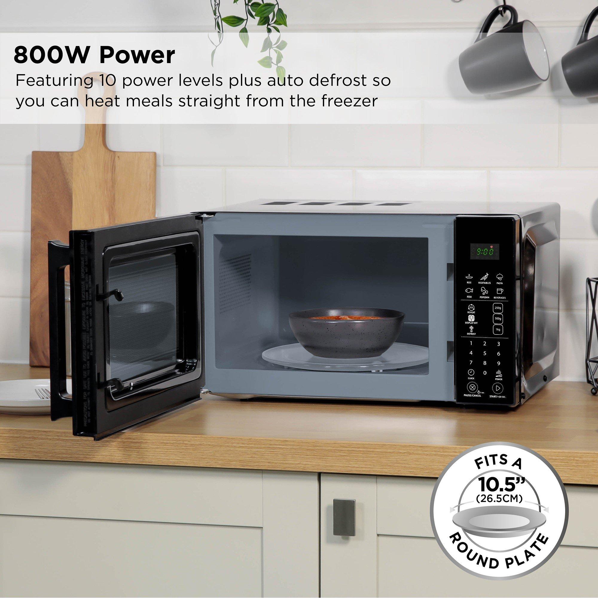 Black - Russell Hobbs - Russell Hobbs RHMT2004B Touch Control Microwave - 5