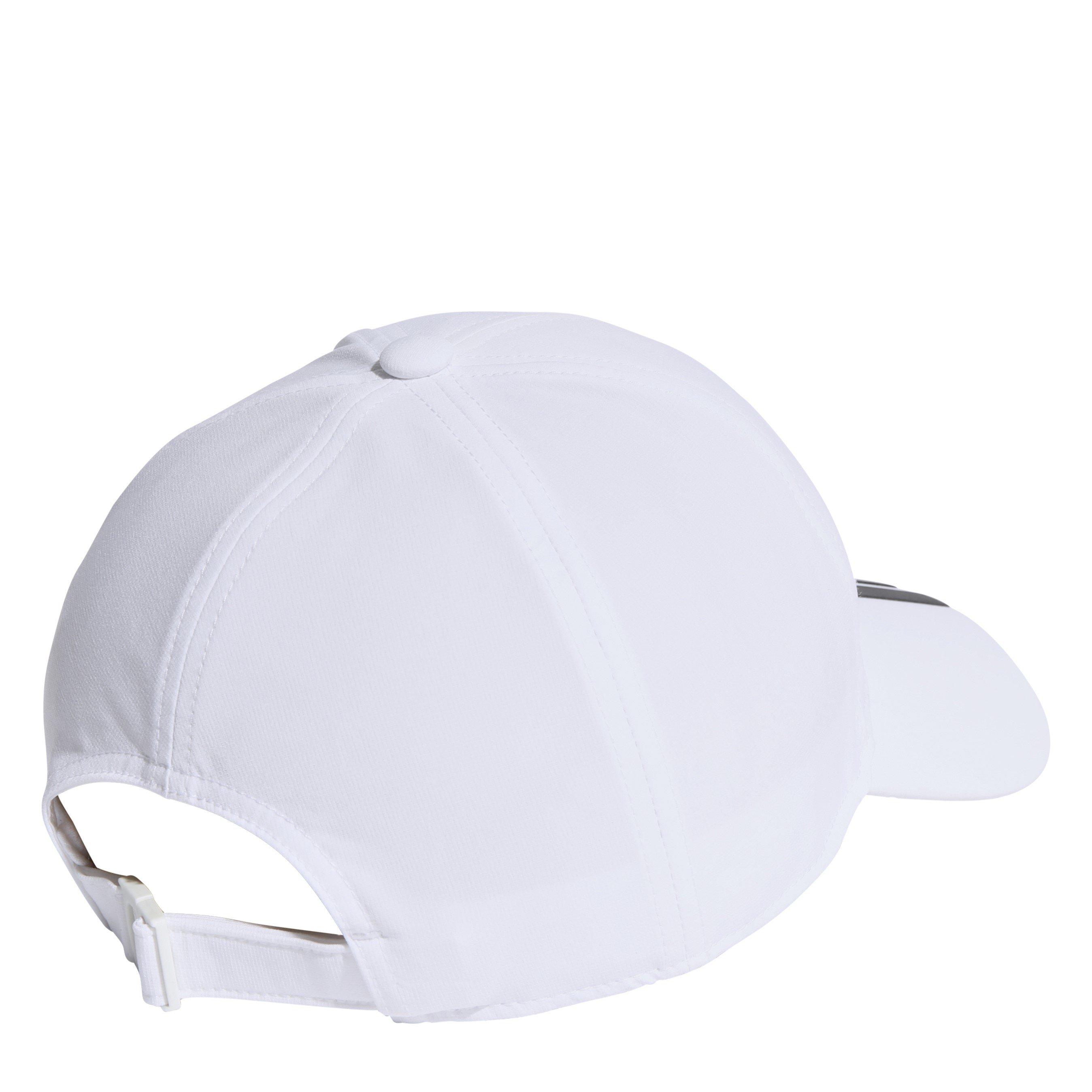 White/Blk/Black - adidas - 3 Stripes AEROREADY Baseball Cap - 2