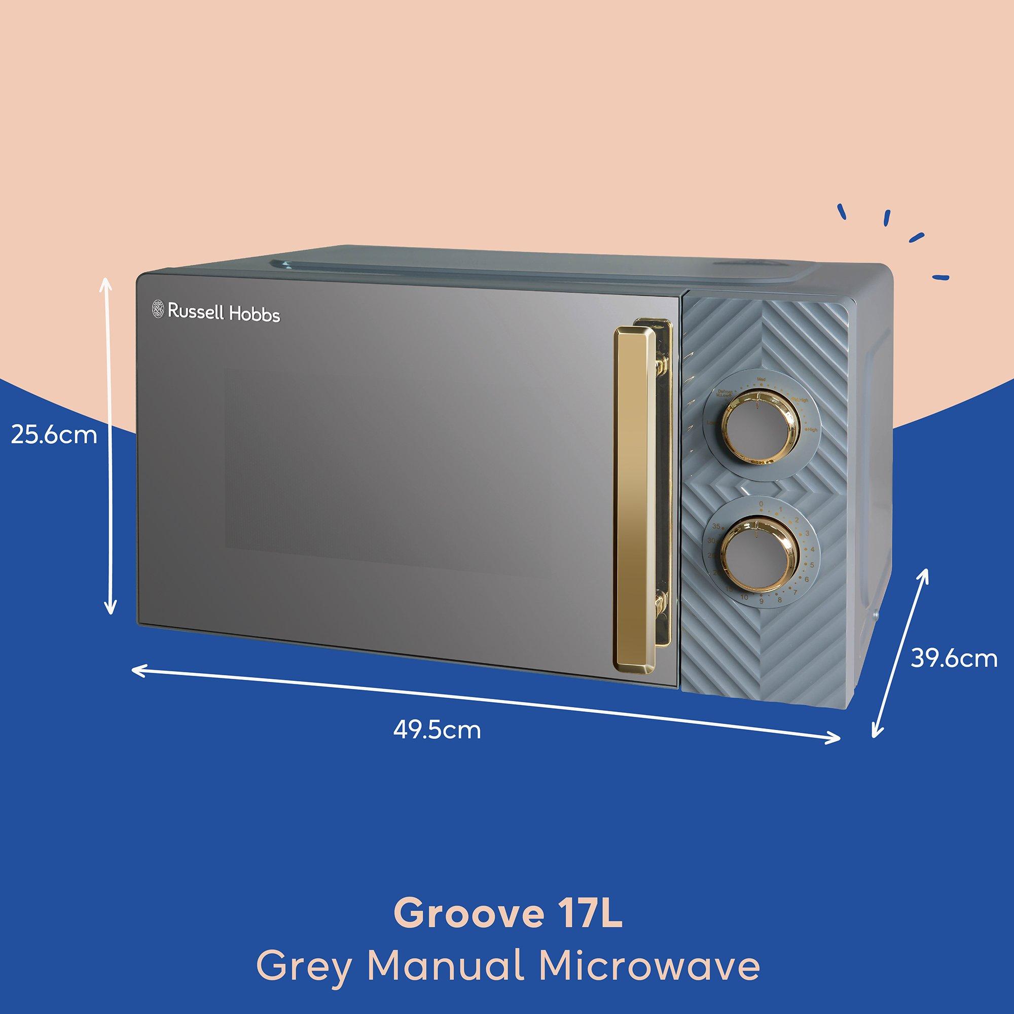 Grey - Russell Hobbs - 17L, RHMM723G Microwave - 2