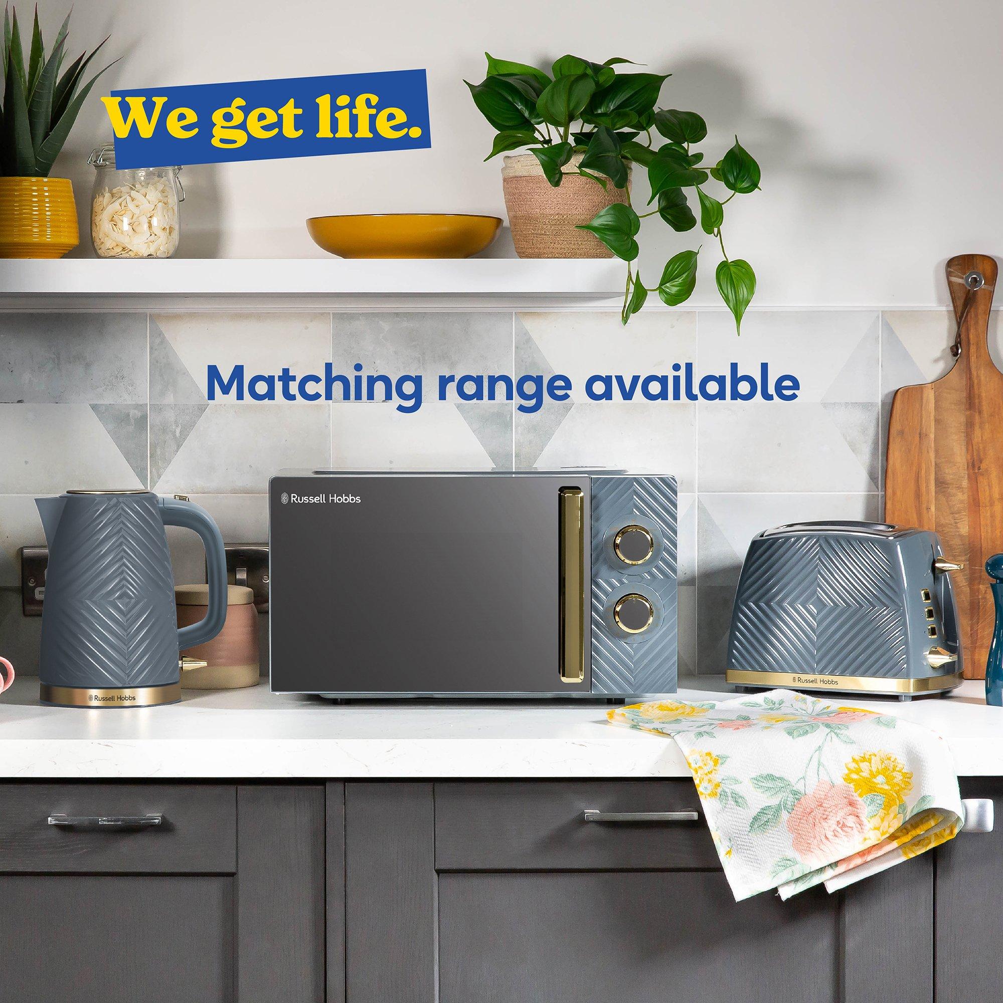 Grey - Russell Hobbs - 17L, RHMM723G Microwave - 3