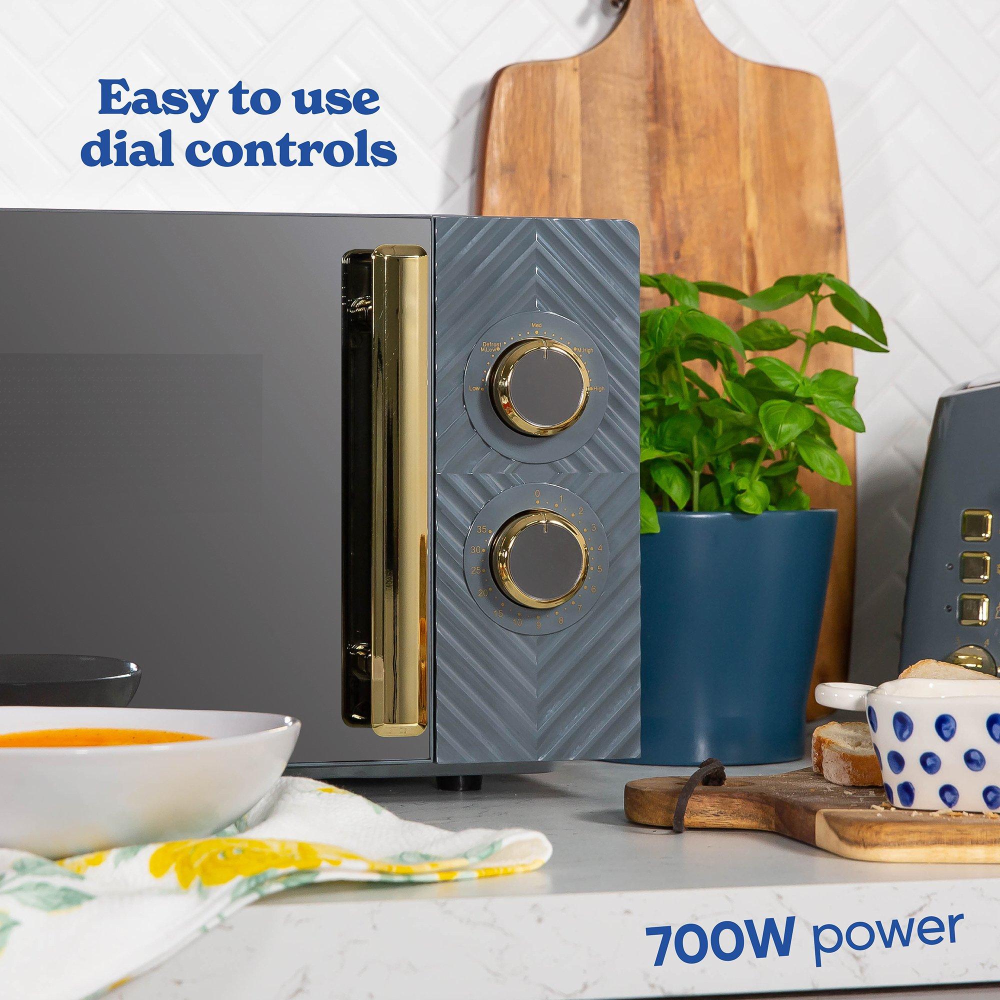 Grey - Russell Hobbs - 17L, RHMM723G Microwave - 5