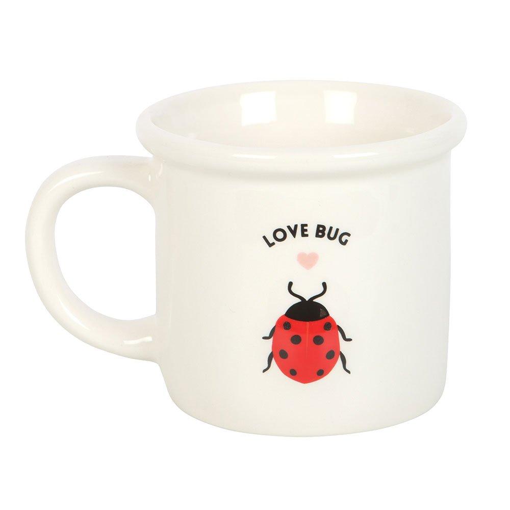 White - Something Different - Love Bug Mug with 3D Ladybird - 2