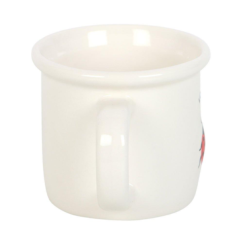 White - Something Different - Love Bug Mug with 3D Ladybird - 3