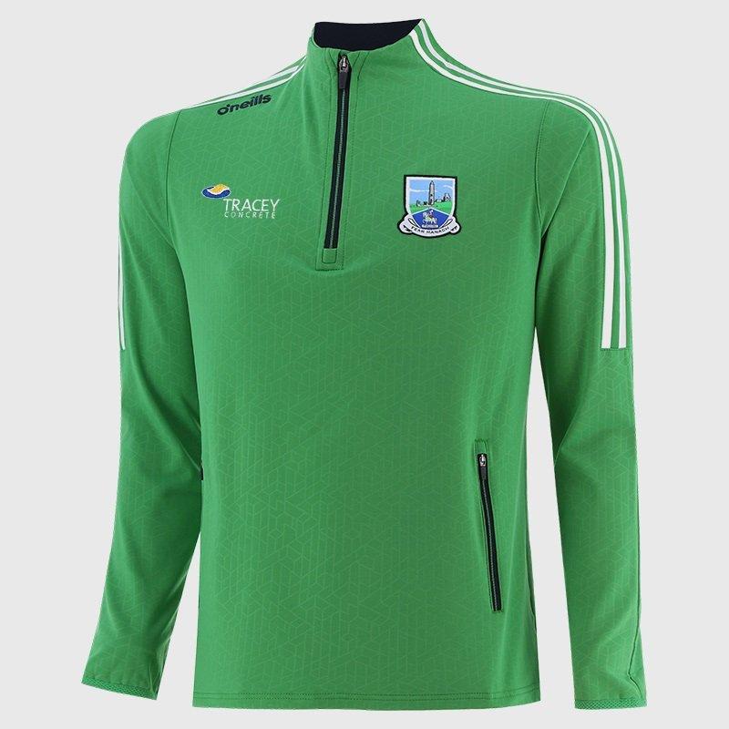 GRN/WHI/MNE - ONeills - Fermanagh Hydra Half Zip Top Senior - 1