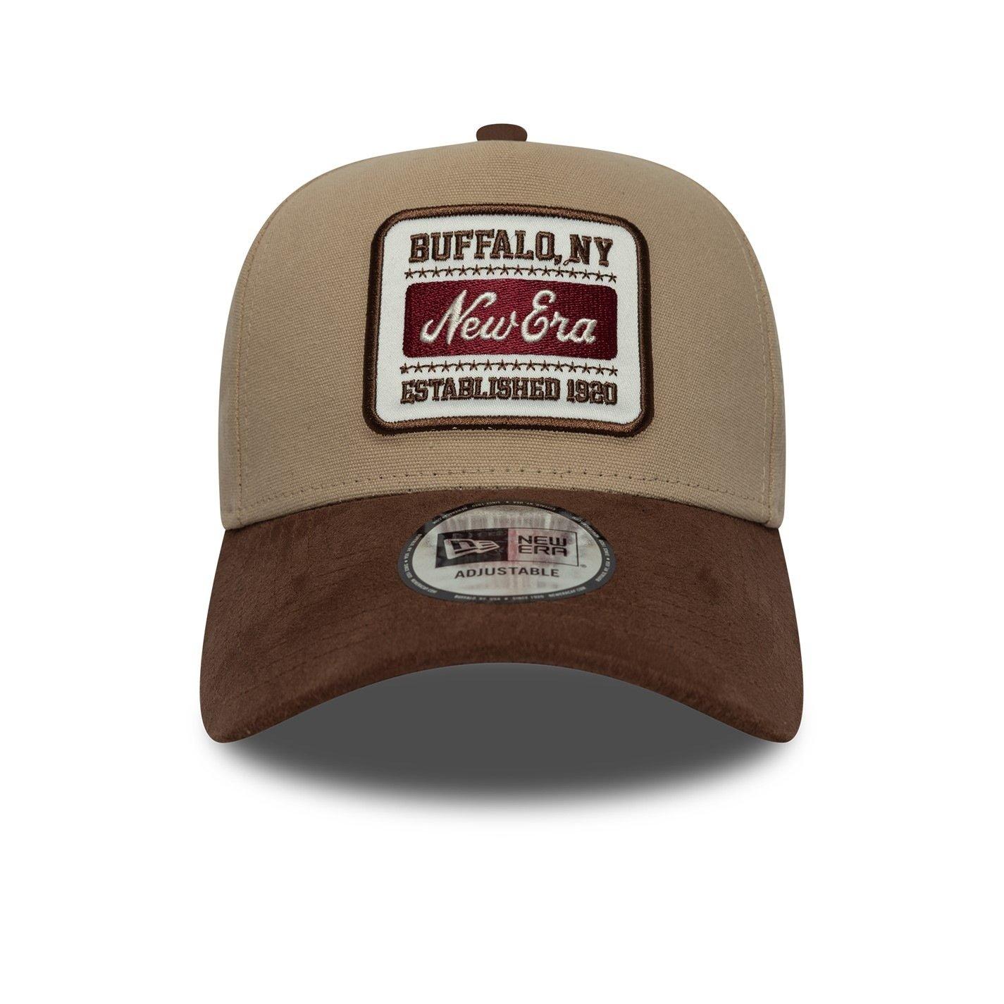 NE Multi - New Era - Suede Visor Patch E-Frame Cap - 2