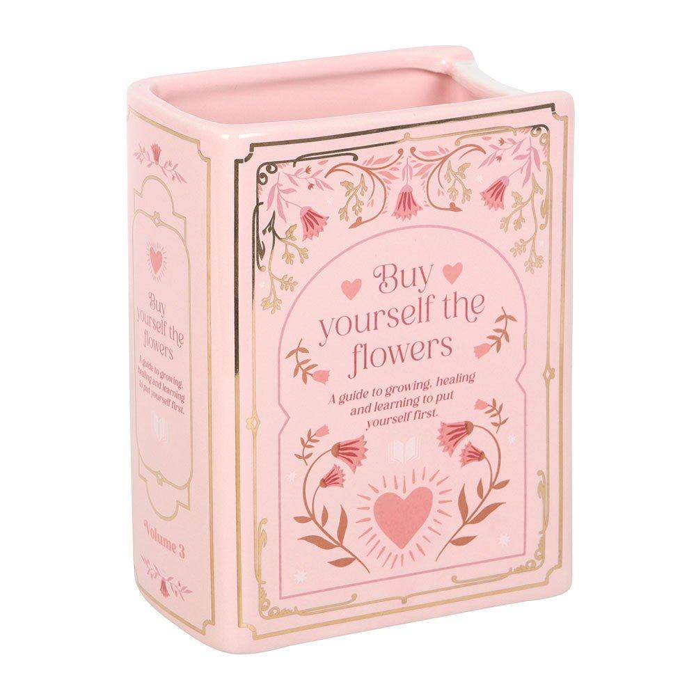 Pink - Something Different - Pink Book Shaped Vase - 2