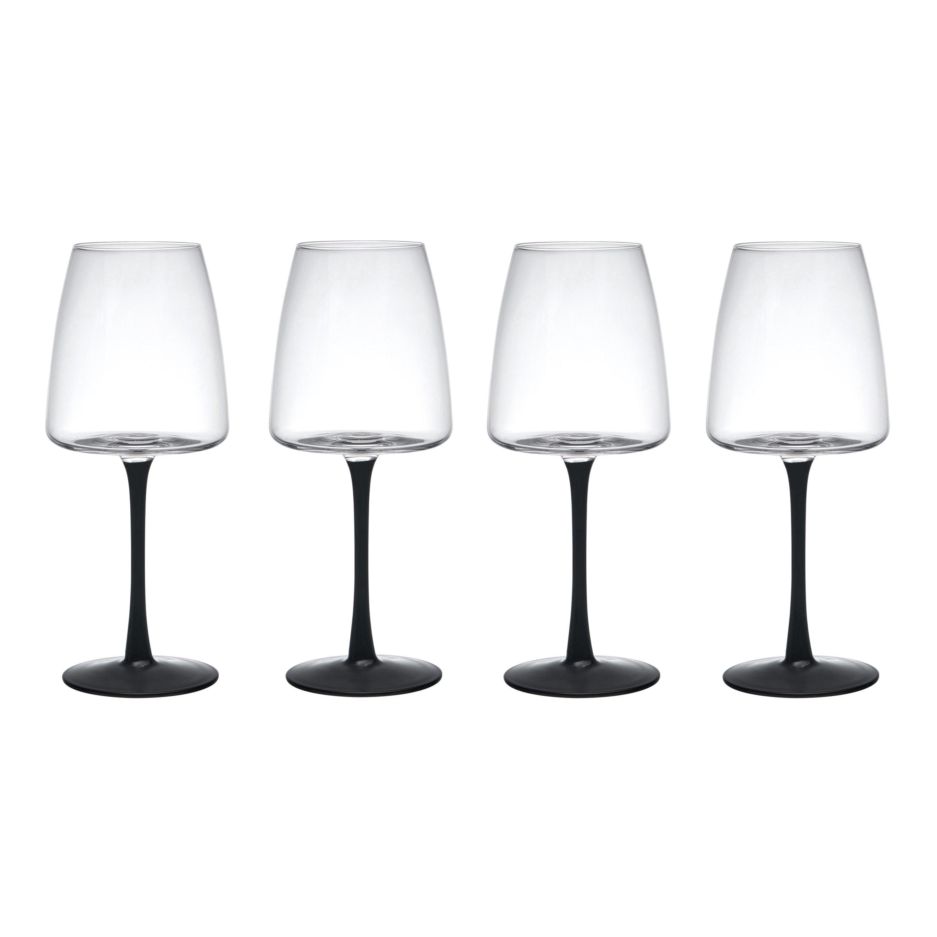 Mikasa  Palermo Crystal White Wine Glasses - Clear - 400ml