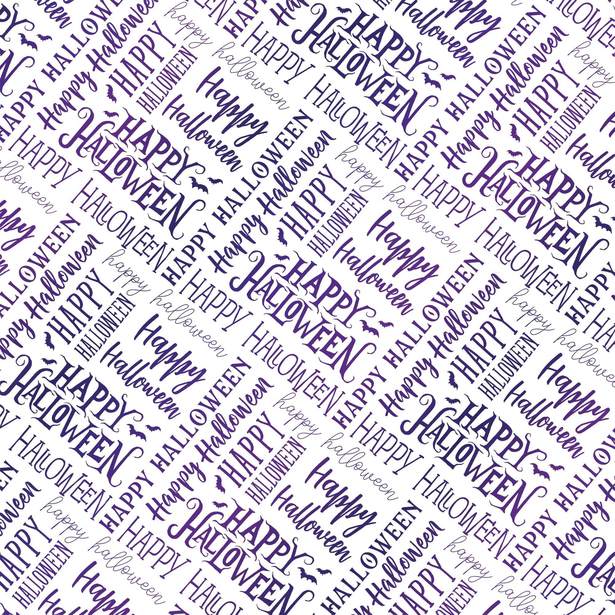 Multi - Crafters Companion - 8” x 8” Luxury Foiled Acetate Pack -Trick or Treat - 5