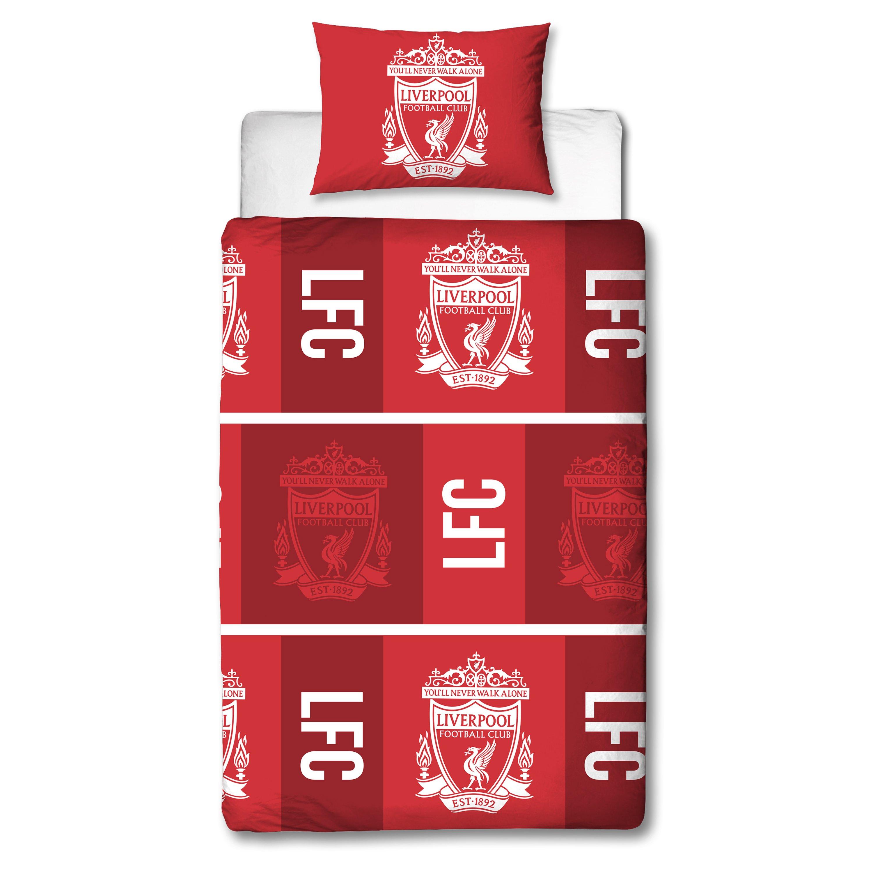 Red - Liverpool FC - Liverpool FC Crunch Single Duvet Cover - 1