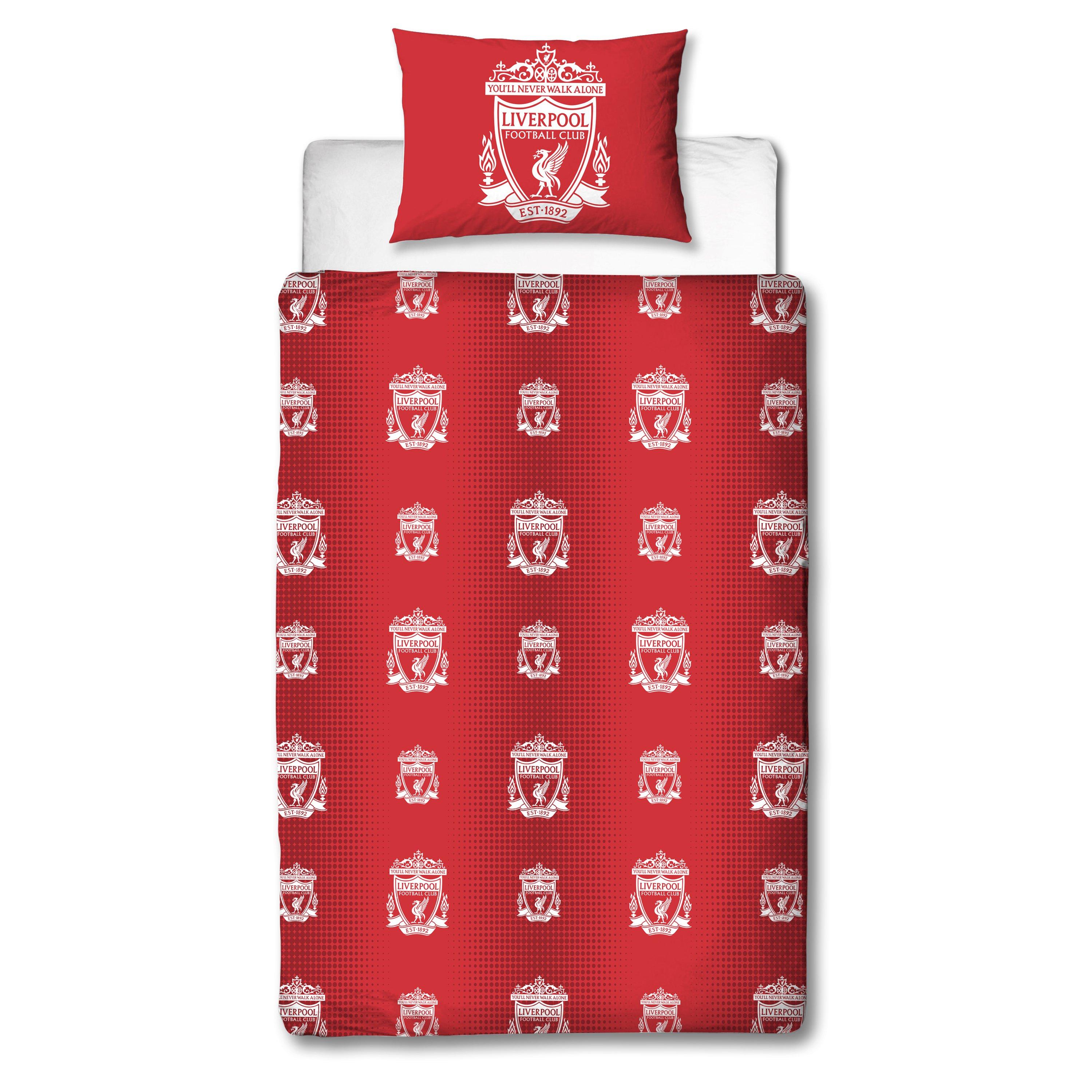 Red - Liverpool FC - Liverpool FC Crunch Single Duvet Cover - 2