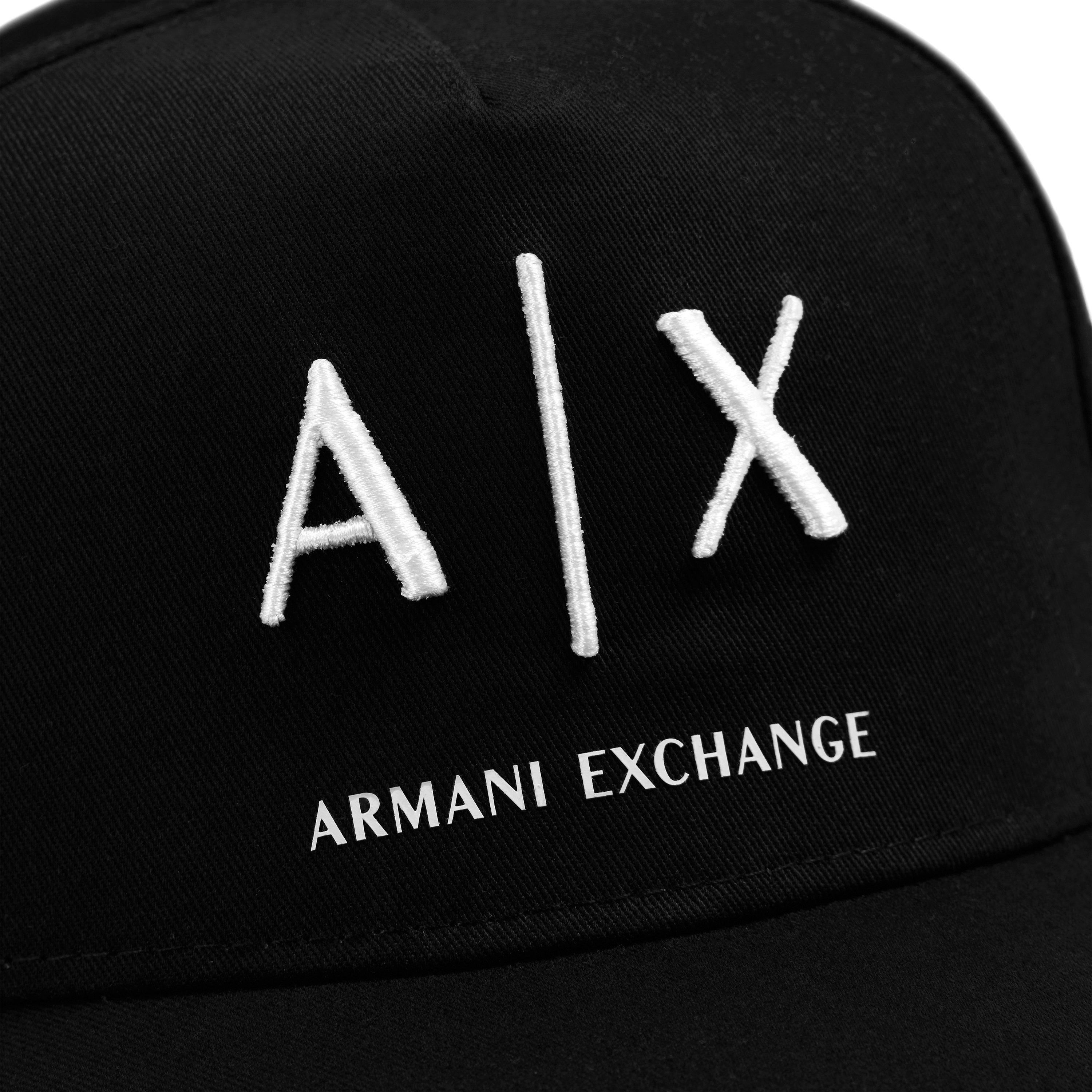 Black/Whte Logo - Armani Exchange - BASEBALL HAT - 3