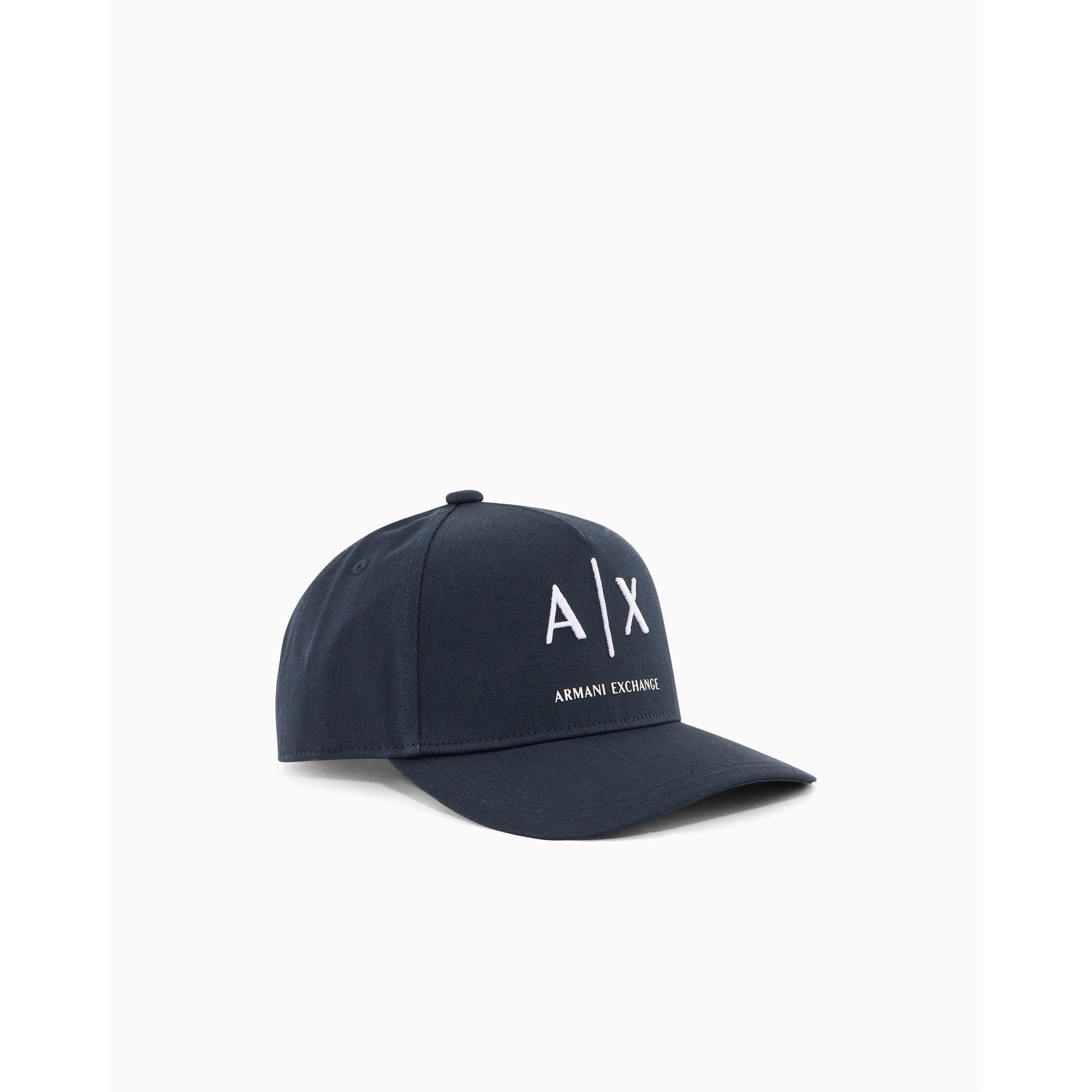 Armani Exchange Men's Baseball Hat - Navy/White Logo - Mens