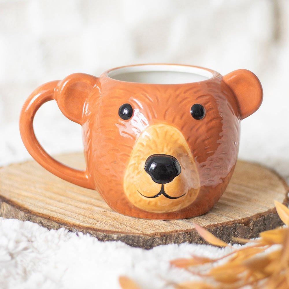Something Different  Bear Shaped Mug - Brown