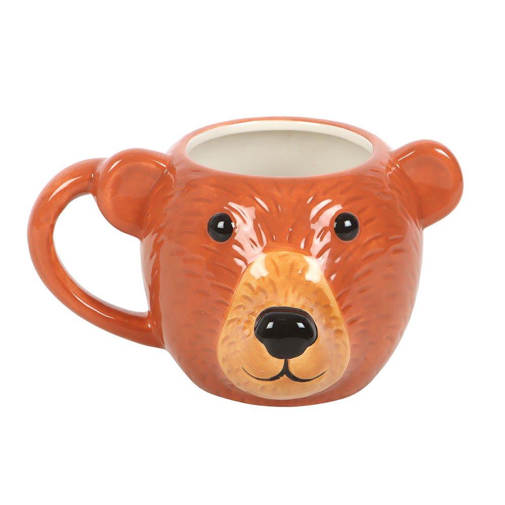 Brown - Something Different - Bear Shaped Mug - 2