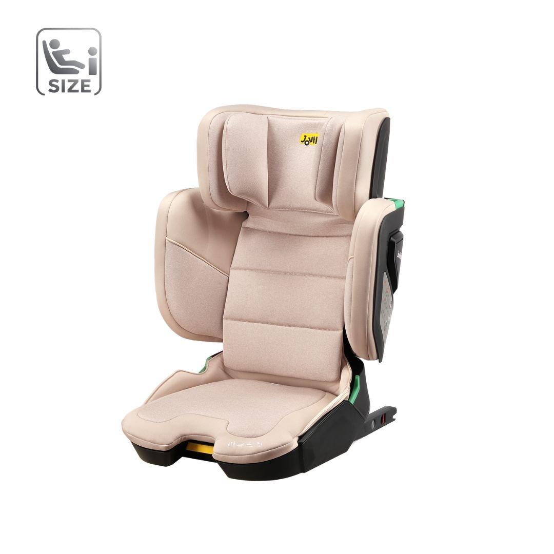 Jovikids Rober + Compact Folding Booster Car Seat, Rosewood - Image 3
