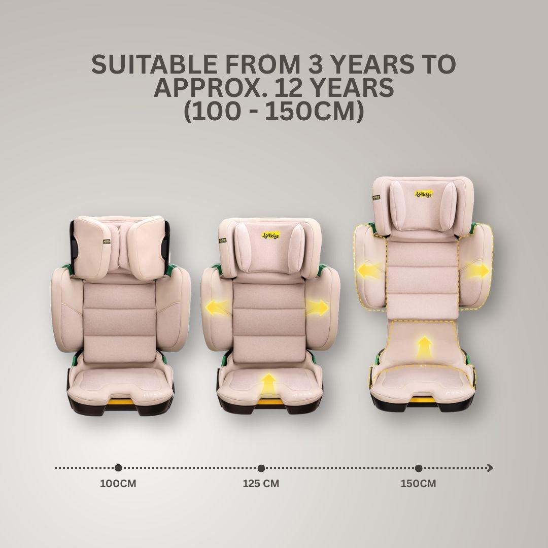 Rosewood - JoviKids - JoviKids Rober + Booster Car Seat - Rosewood - 2