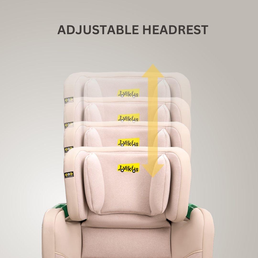 Rosewood - JoviKids - JoviKids Rober + Booster Car Seat - Rosewood - 4