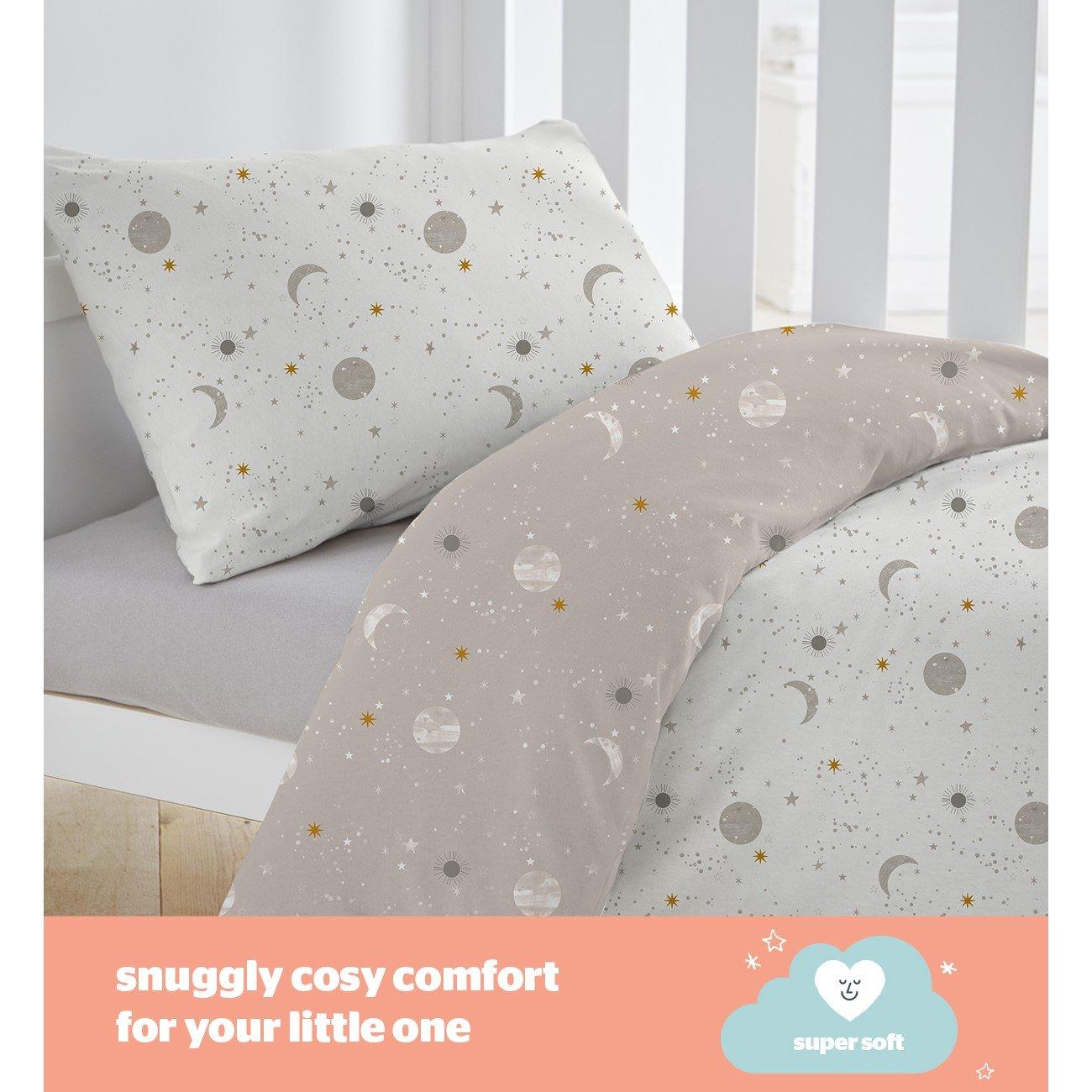 Celestial & Gre - Silentnight - Safe Nights Cot Bed Duvet Cover Set - 2 Pack - 2