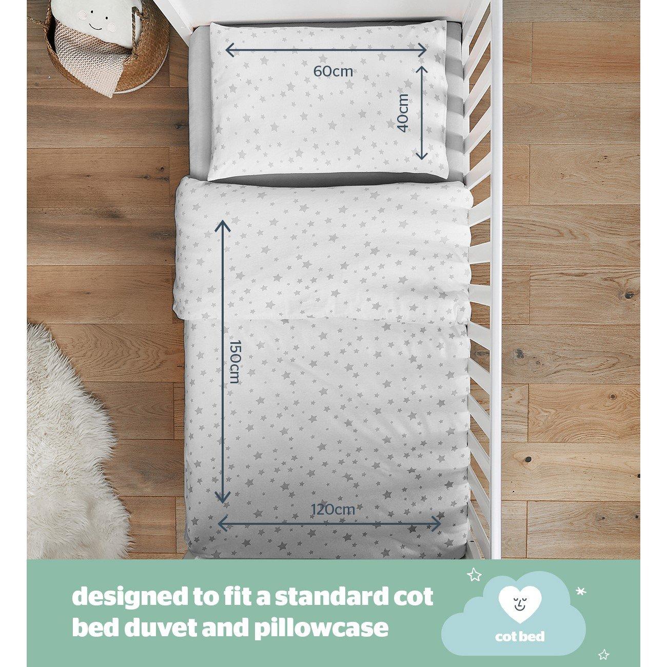 Celestial & Gre - Silentnight - Safe Nights Cot Bed Duvet Cover Set - 2 Pack - 5