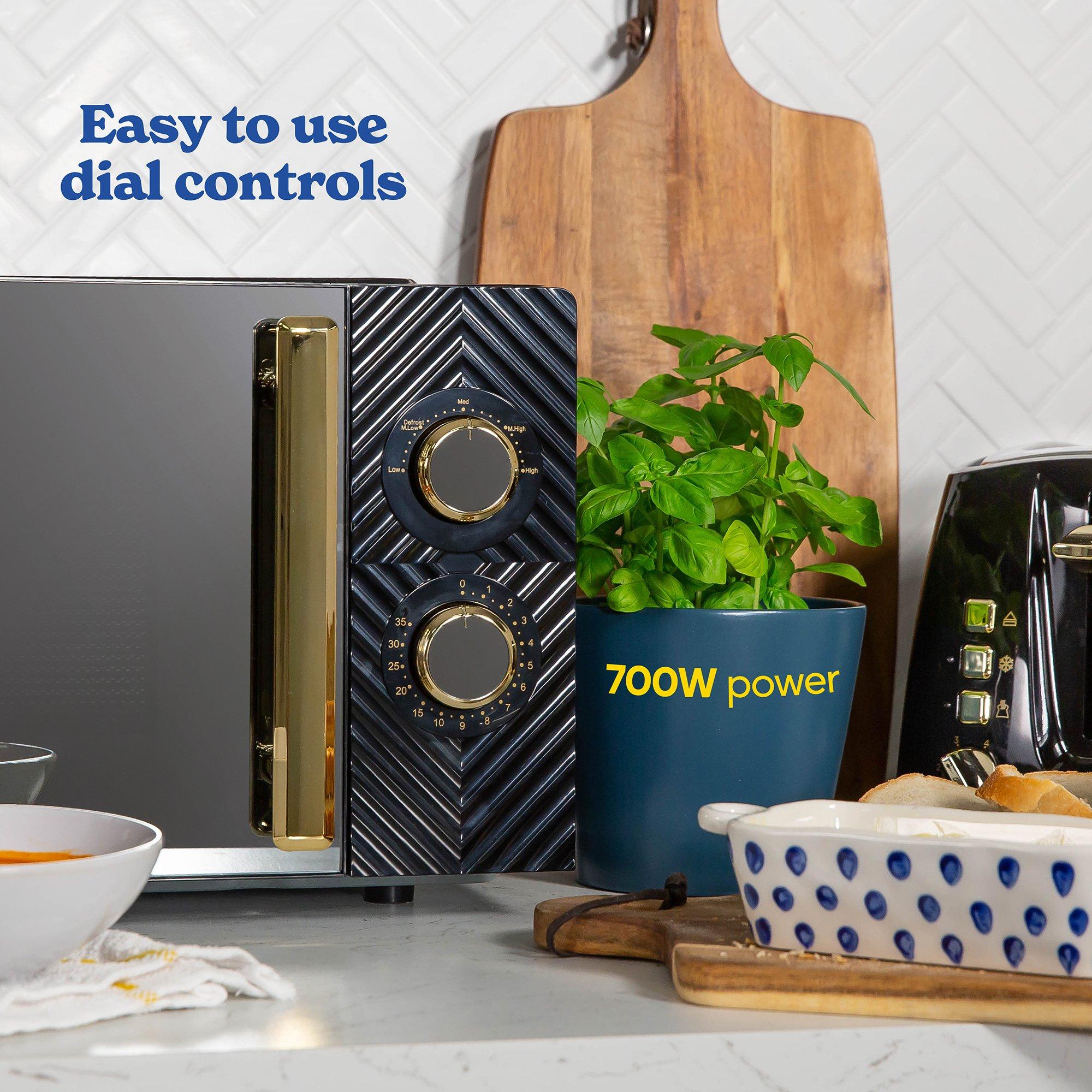 Black - Russell Hobbs - Russell Hobbs RHMM723B 17L Manual Microwave - 5