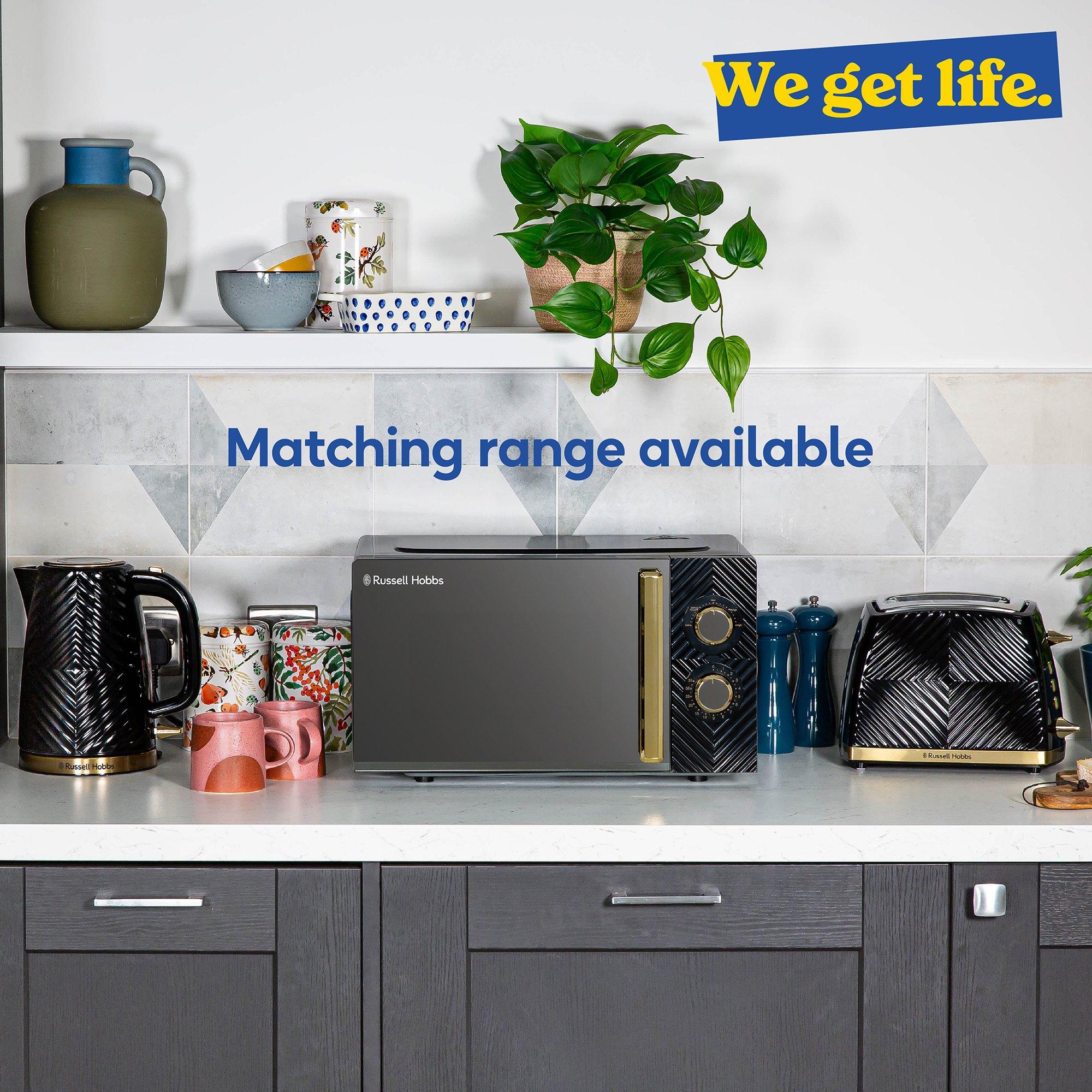 Black - Russell Hobbs - Russell Hobbs RHMM723B 17L Manual Microwave - 7