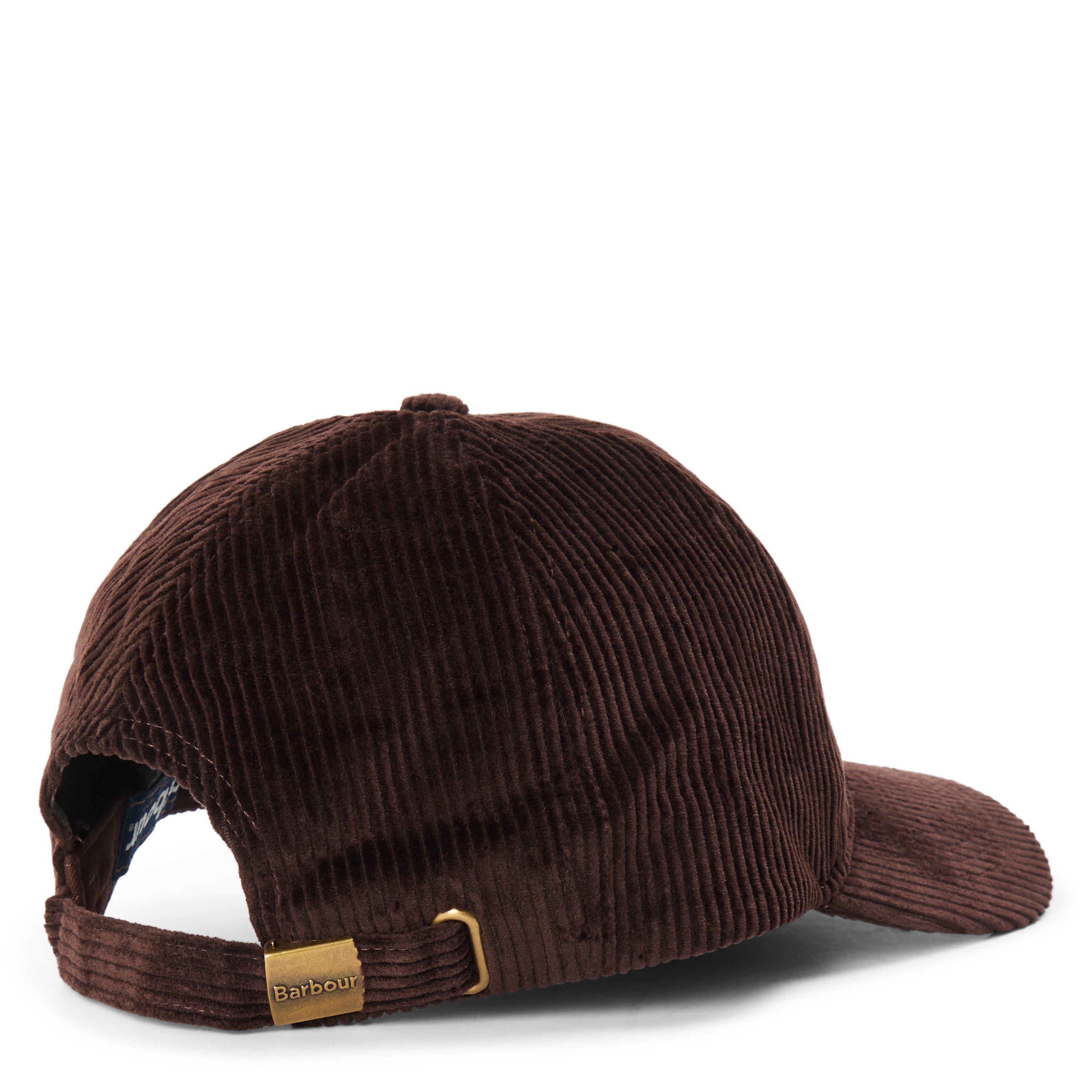 Brown - Barbour - Preston Cord Baseball Cap - 2