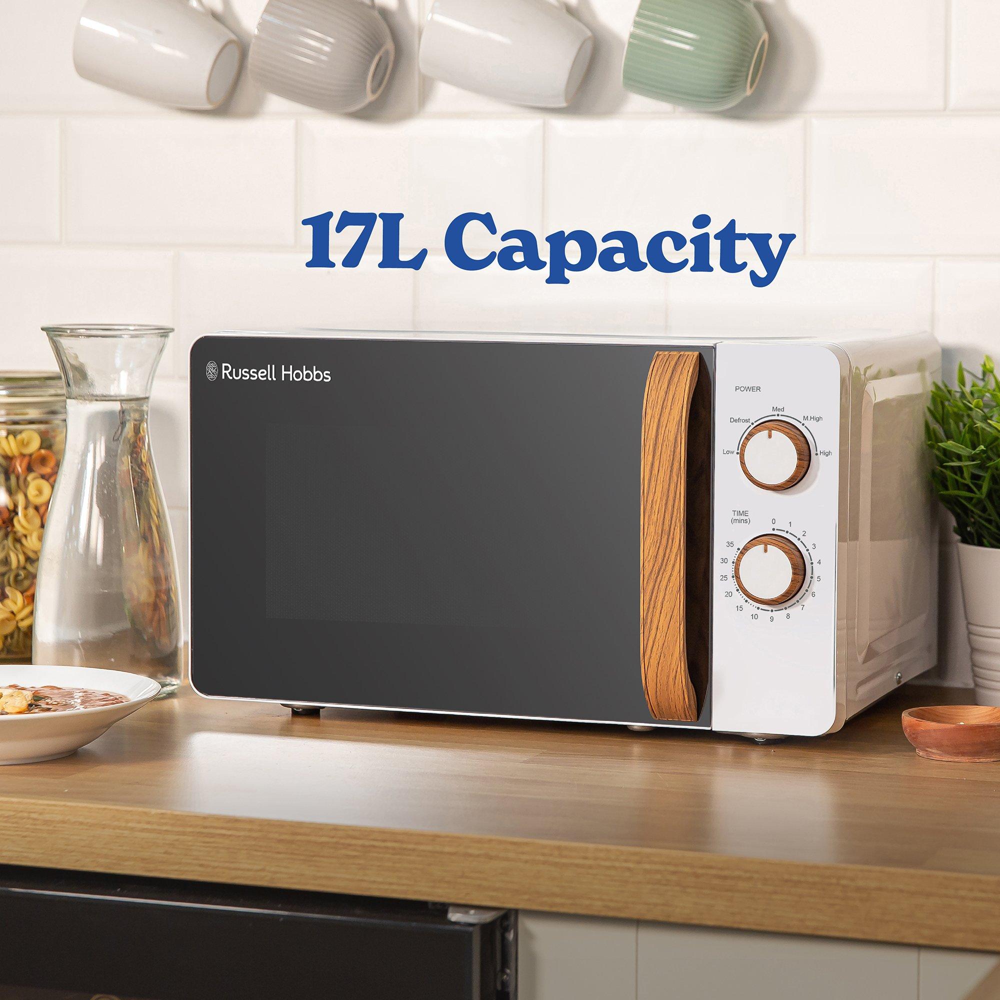 White - Russell Hobbs - Russell Hobbs RHMM713-N Scandi Compact Microwave - 4