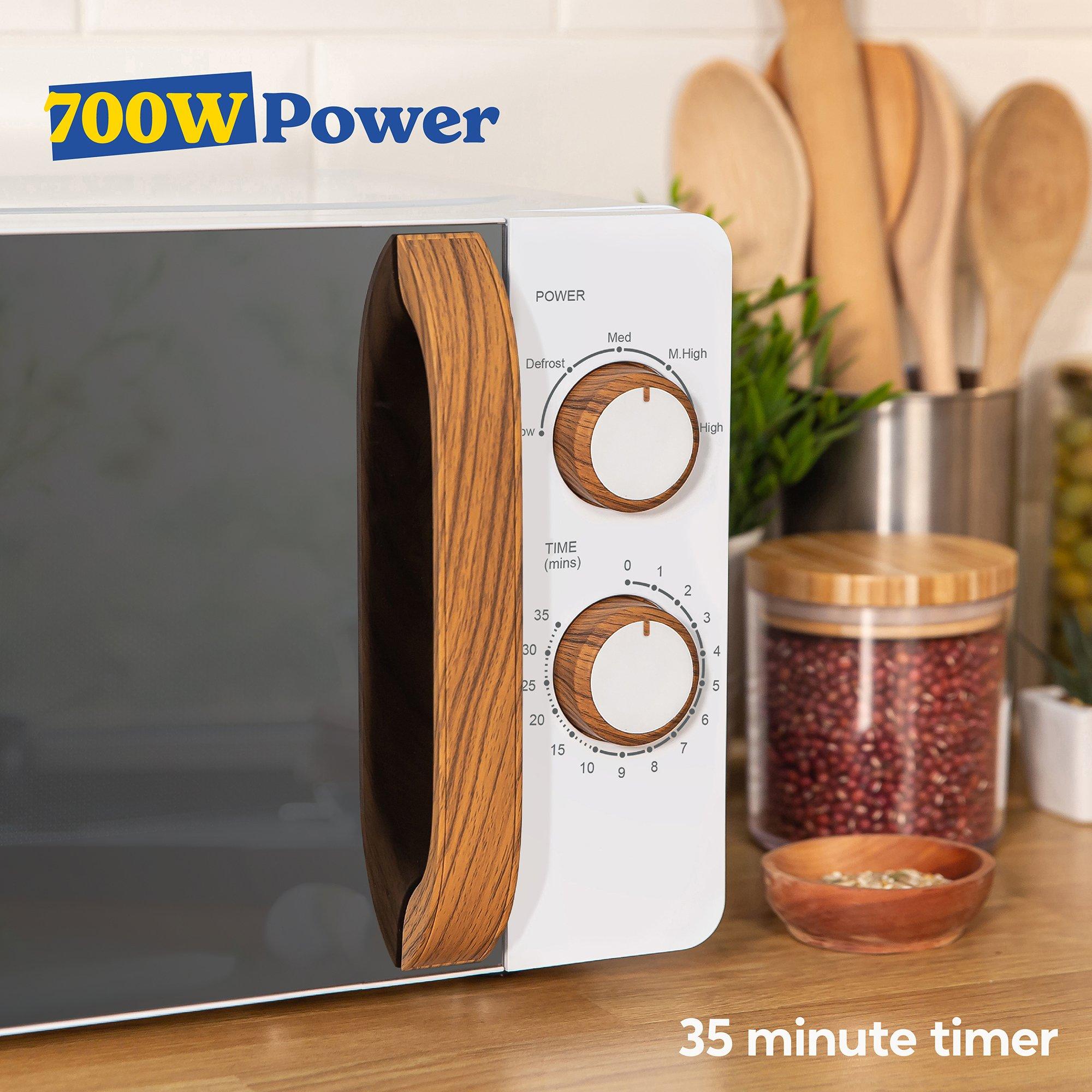 White - Russell Hobbs - Russell Hobbs RHMM713-N Scandi Compact Microwave - 5