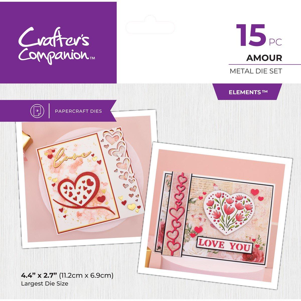 Multi - Crafters Companion - Metal Die Elements - Amour - 1