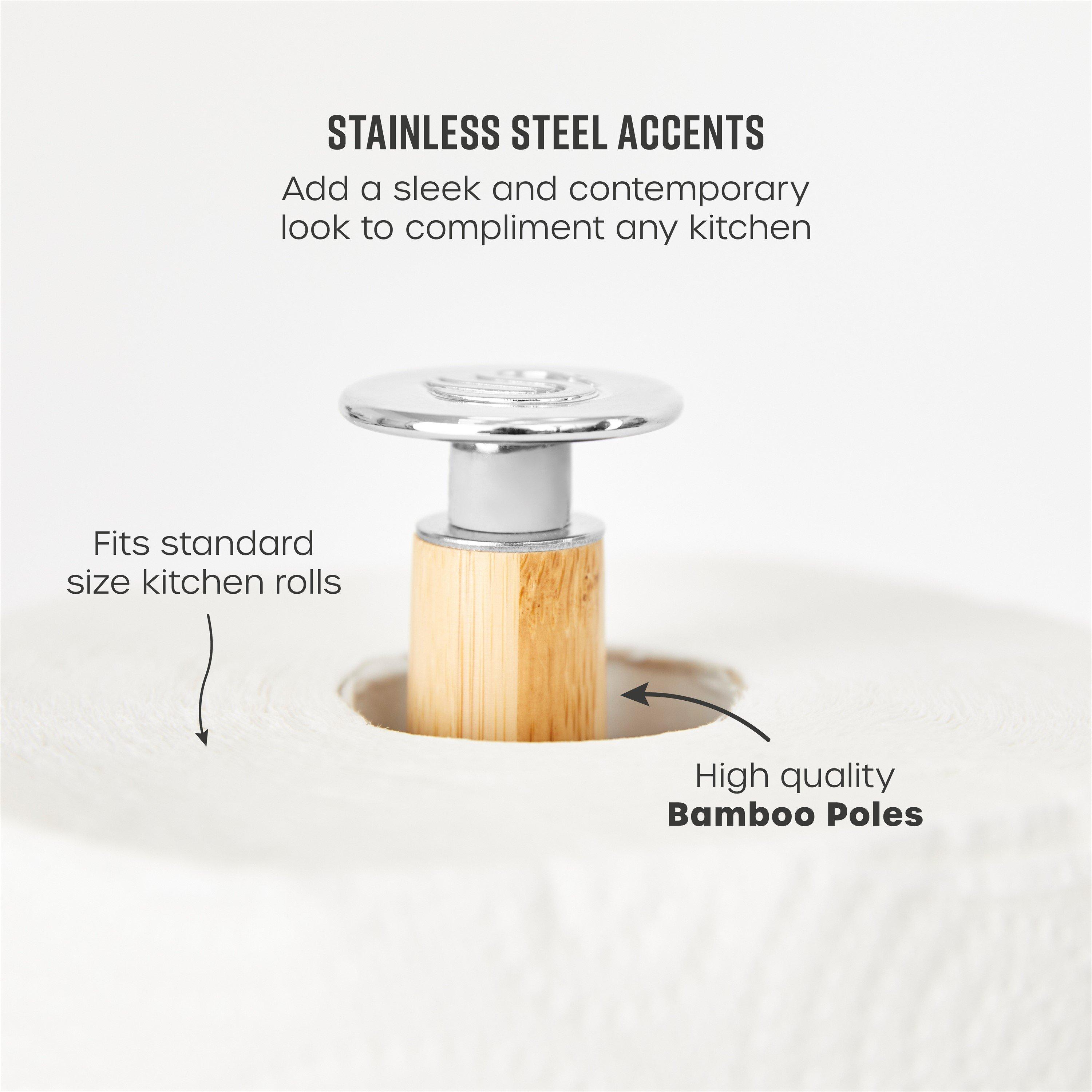 Oatmeal - Swan - Towel Pole and Mug Tree Set - 3