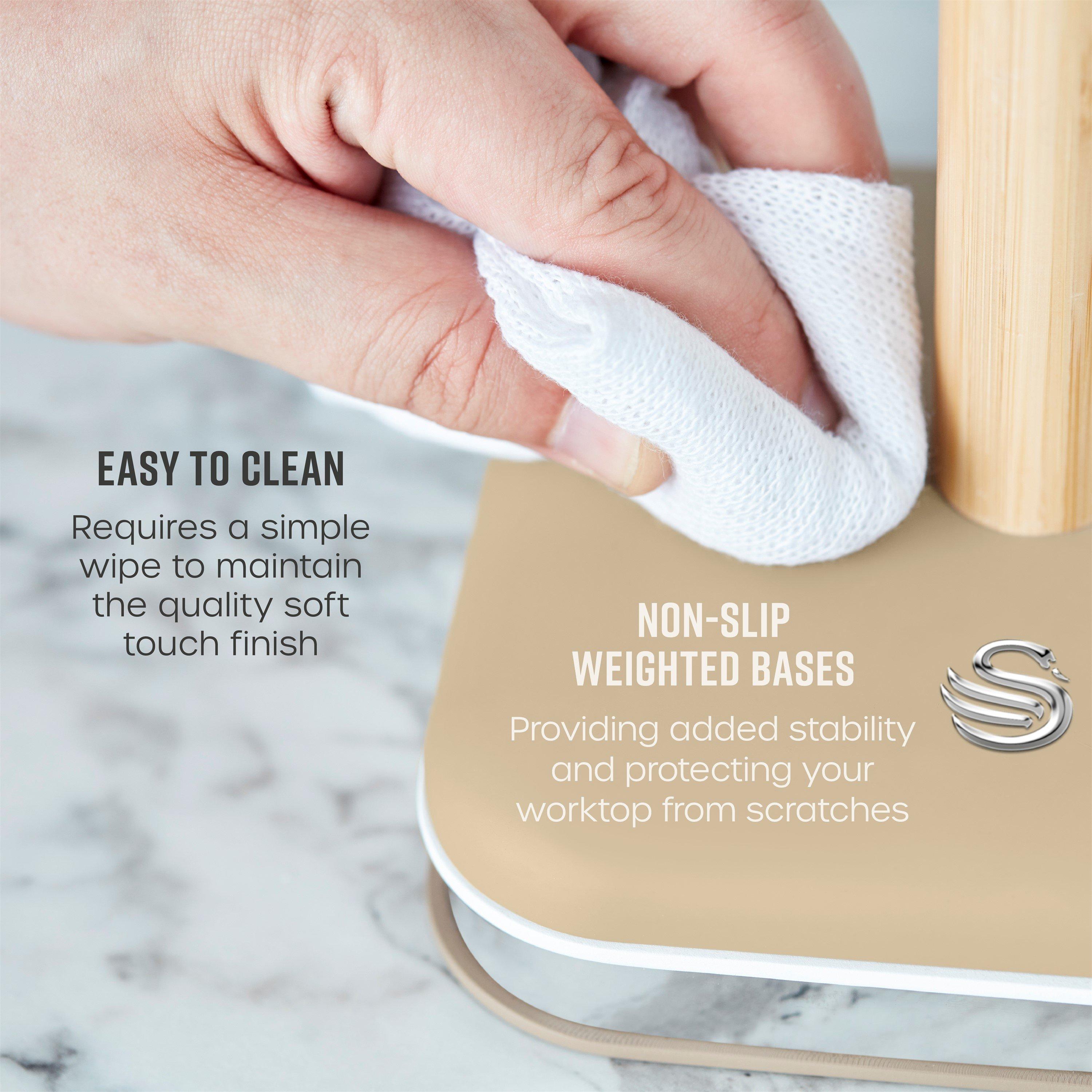 Oatmeal - Swan - Towel Pole and Mug Tree Set - 5