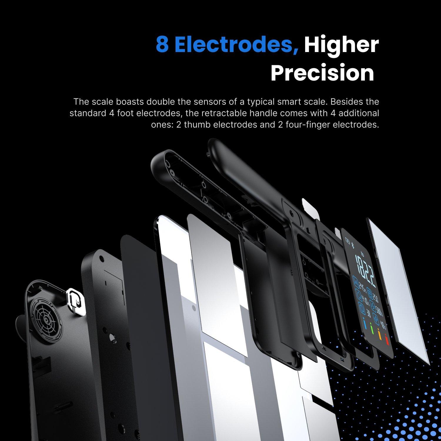 Black - Renpho - Morphoscan Intelligent Smart Body Scale - 10