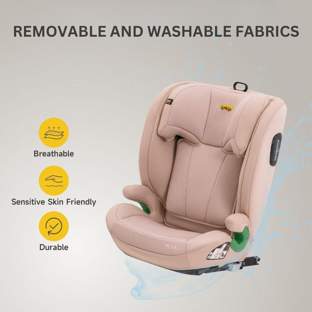 Rosewood - JoviKids - JoviKids Leon Booster Car Seat - Rosewood - 4