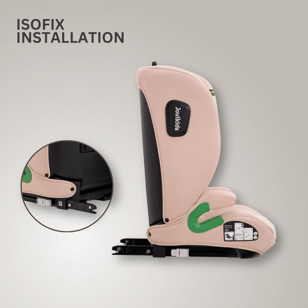 Rosewood - JoviKids - JoviKids Leon Booster Car Seat - Rosewood - 7