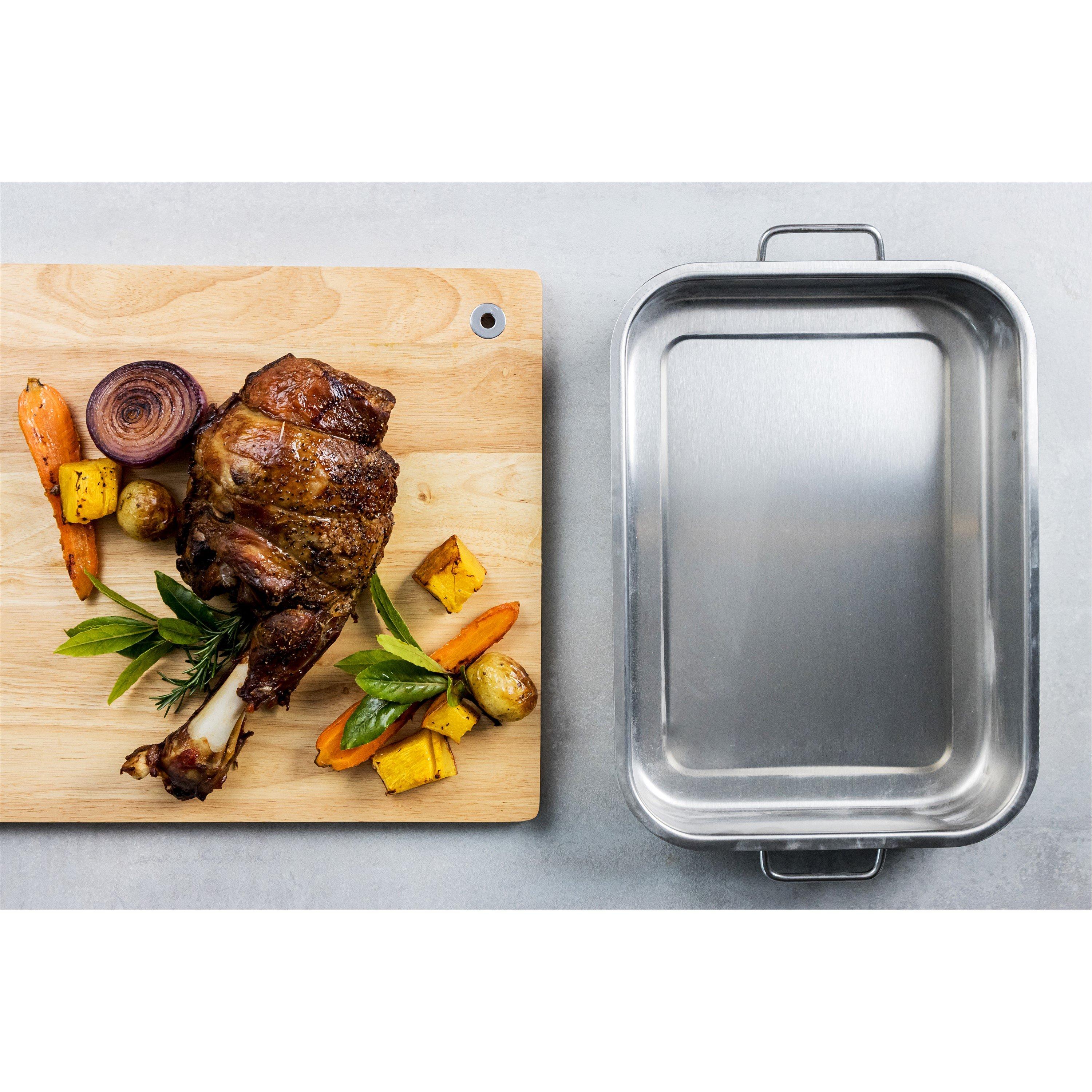 Silver - MasterClass - Stainless Steel Roasting Pan - 3