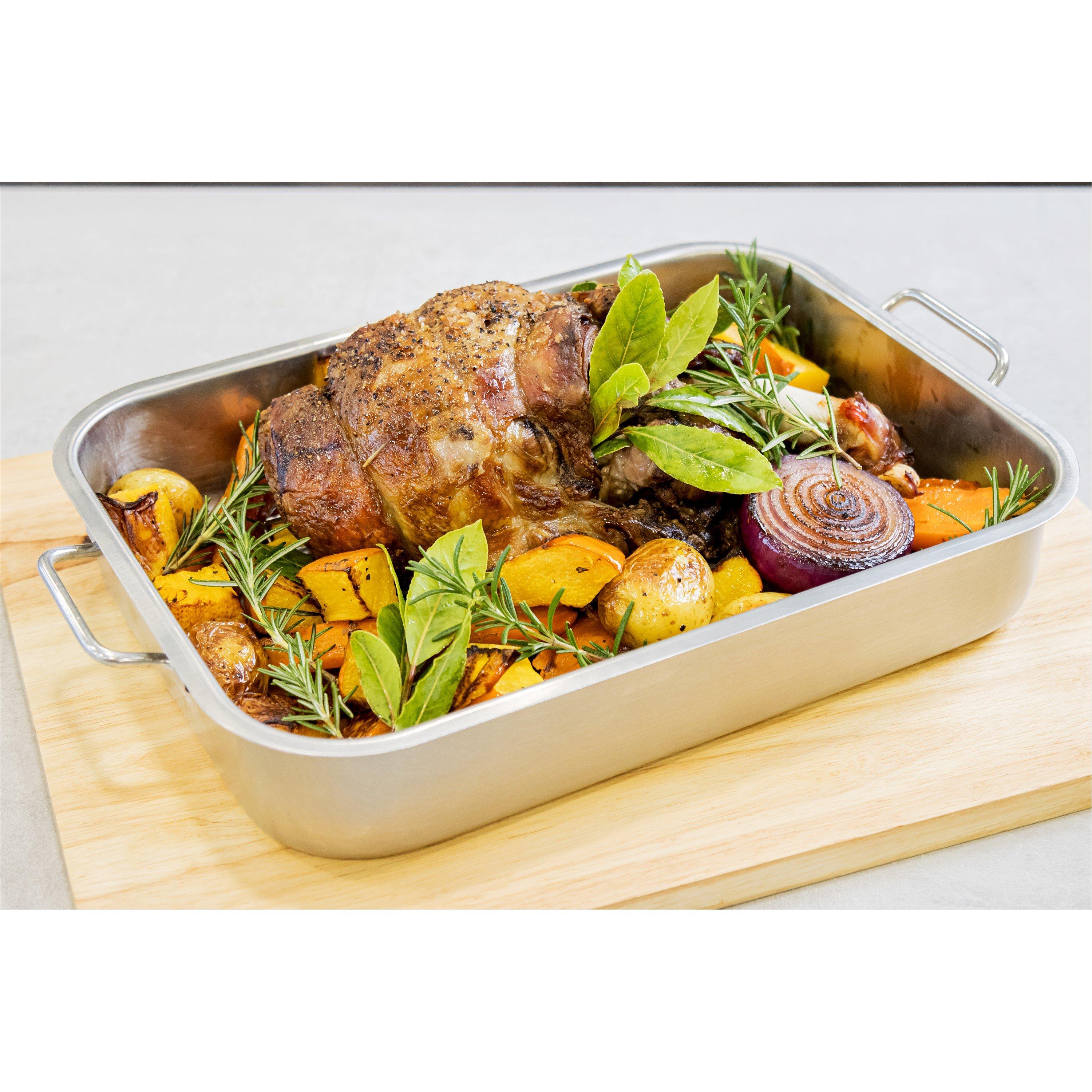 Silver - MasterClass - Stainless Steel Roasting Pan - 4