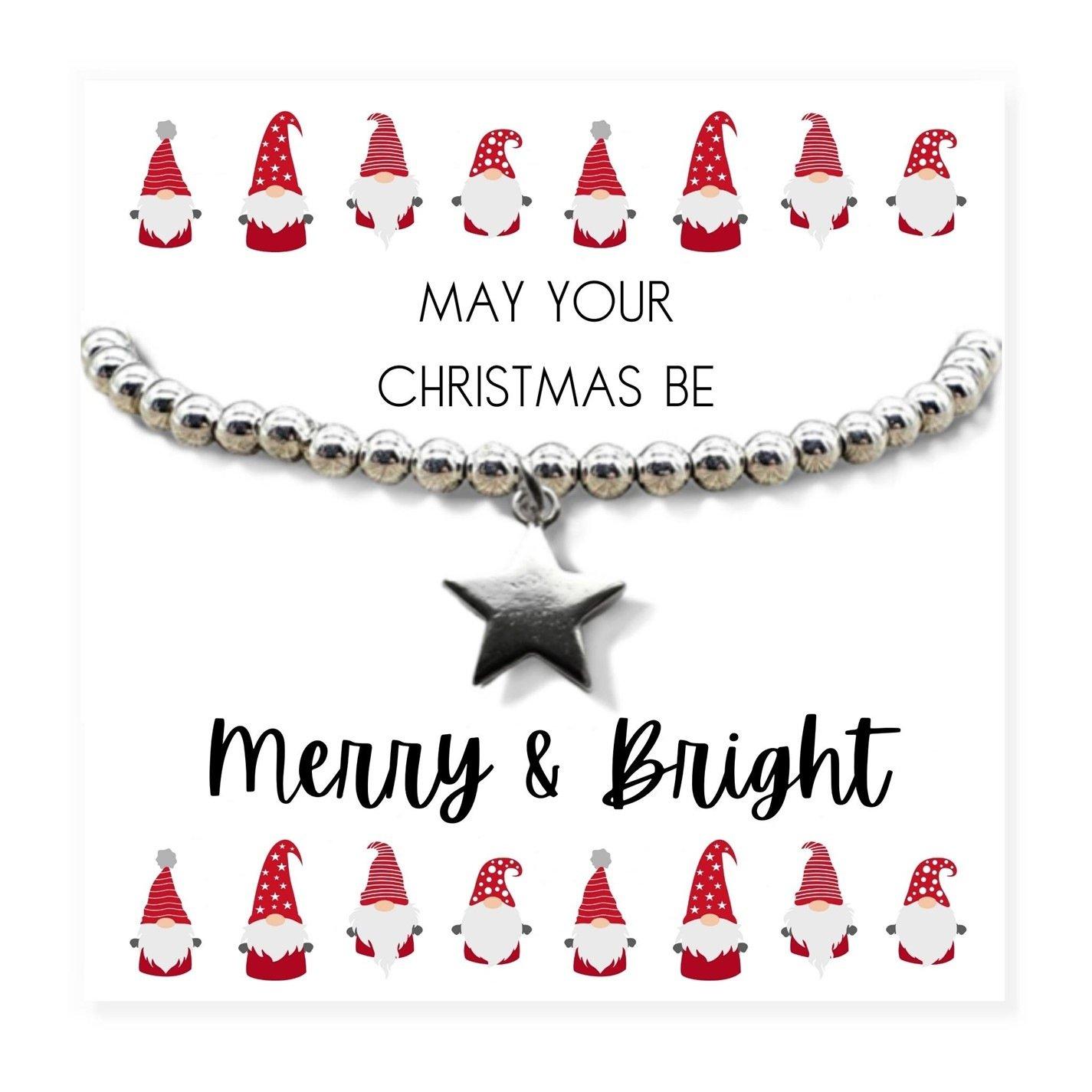 Silver - Aye Do Gifts - Merry & Bright Xmas MiniGiftHamper & Star Bracelet - 2