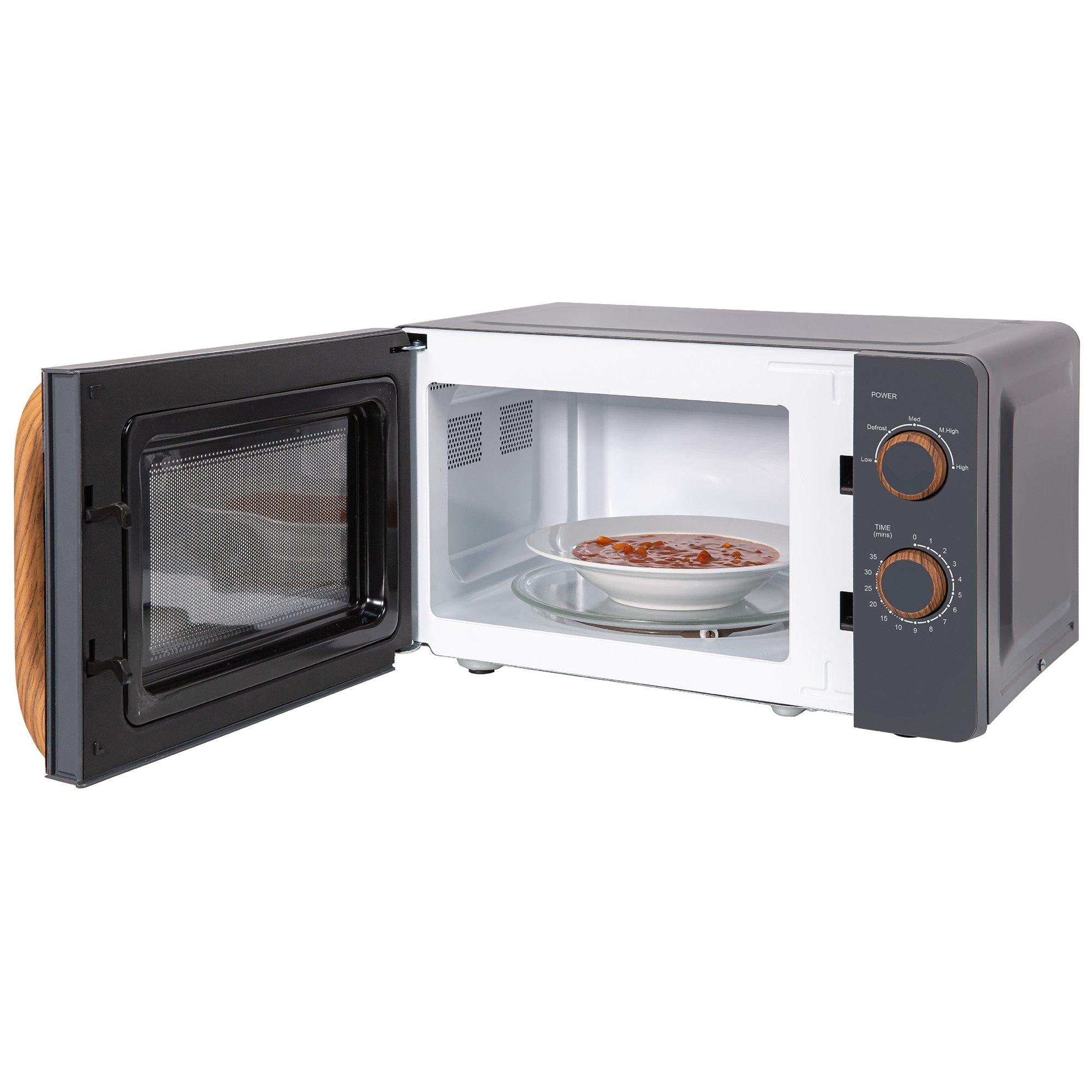 Grey - Russell Hobbs - Russell Hobbs RHMM713G-N Compact Manual Microwave - 7