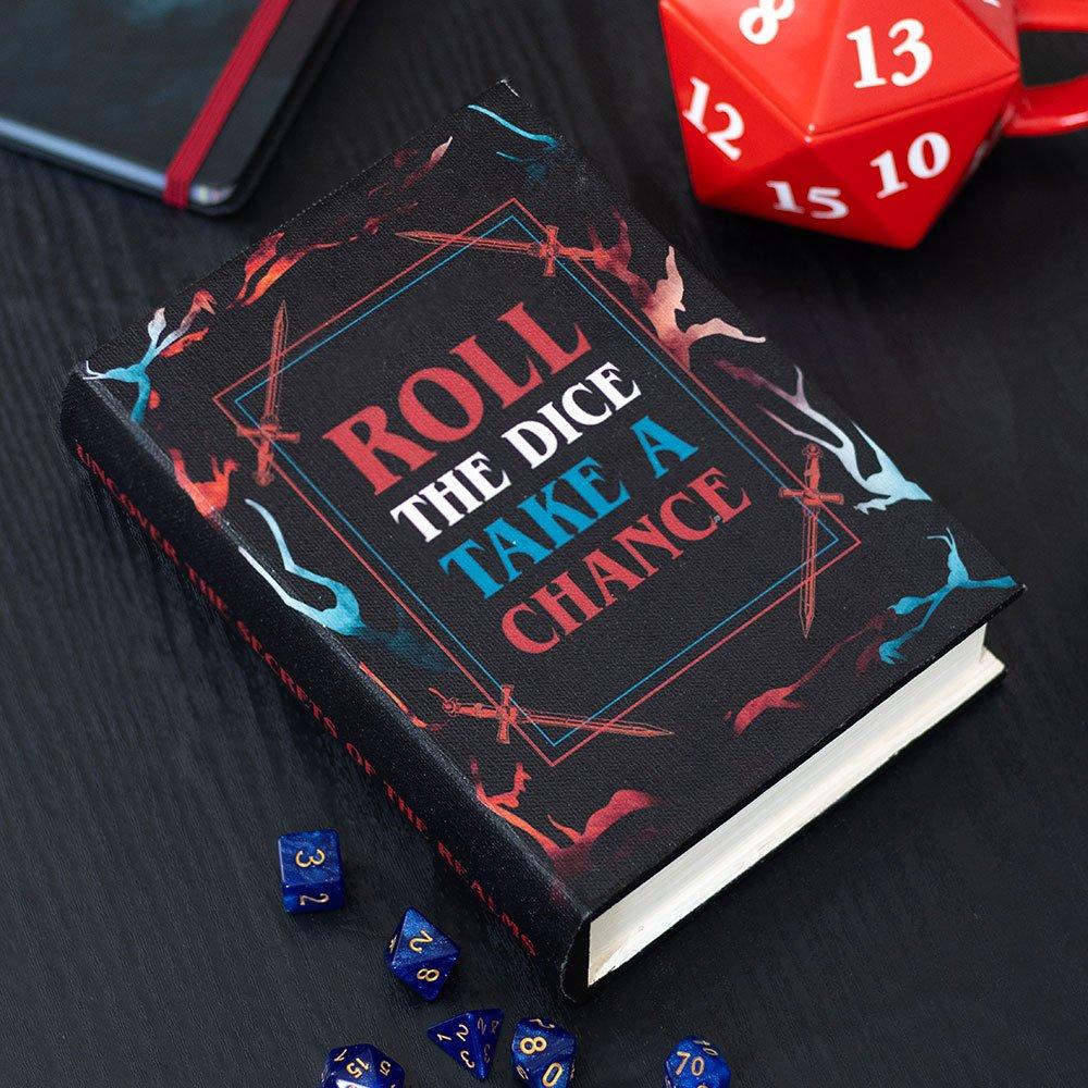 Something Different Roll the Dice Take a Chance Book Shaped Storage